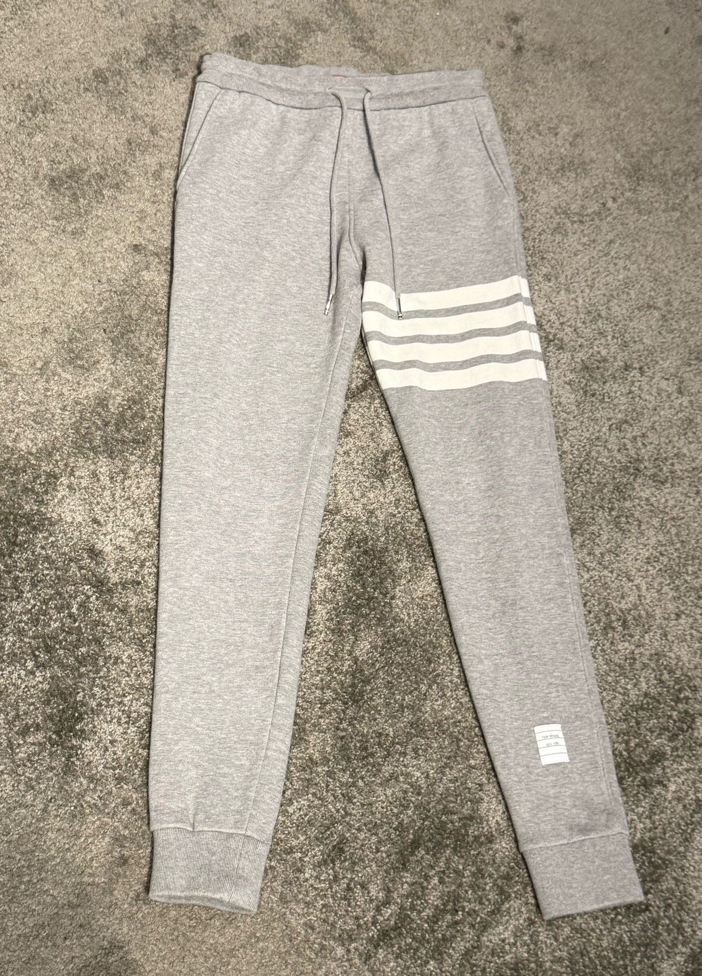 Thom Browne Thom Browne 4-Bar Track Pants Wmn Lt Gray Size 38 Size 26" / US 2 / IT 38 - 3 Thumbnail