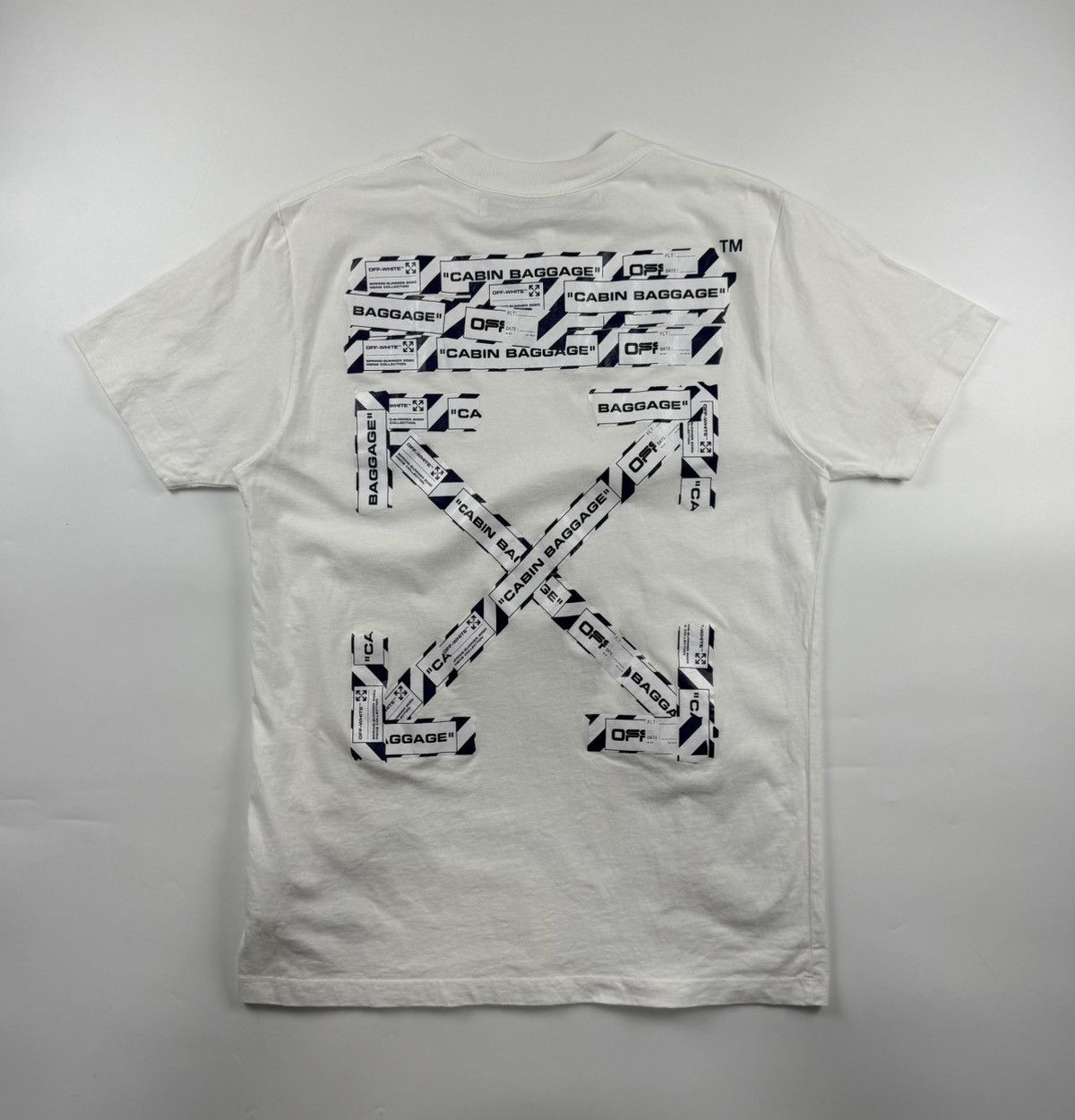 Off-White Off White S/S’20 Airport Tape Tee Size US L / EU 52-54 / 3 - 1 Thumbnail