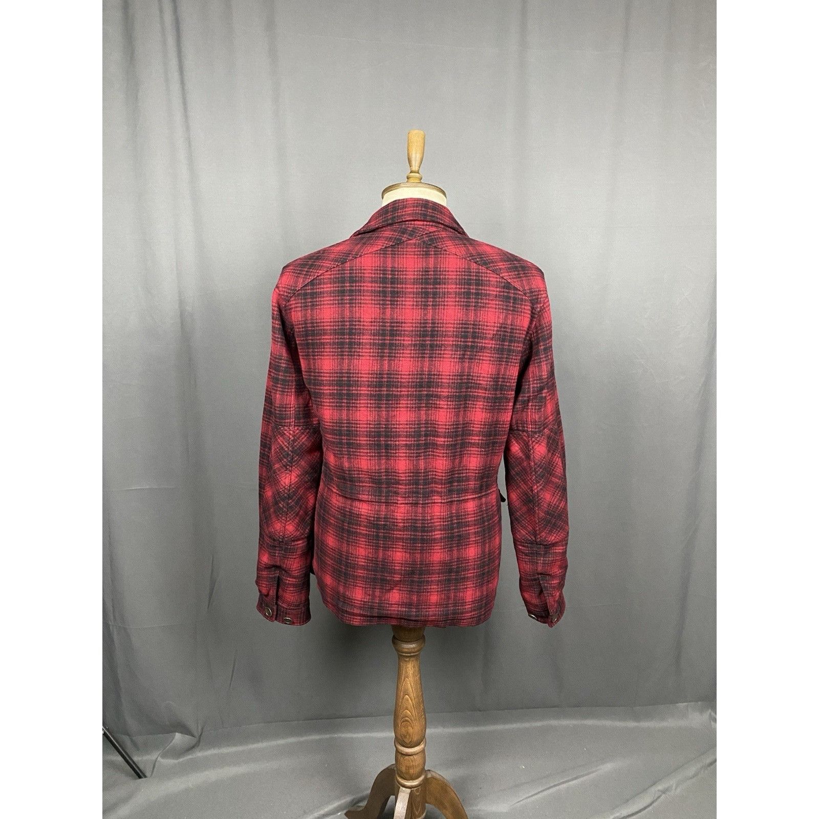 Paul Smith Paul Smith Men's Red Checked Wool Country Jacket Coat Size L Size US L / EU 52-54 / 3 - 8 Thumbnail