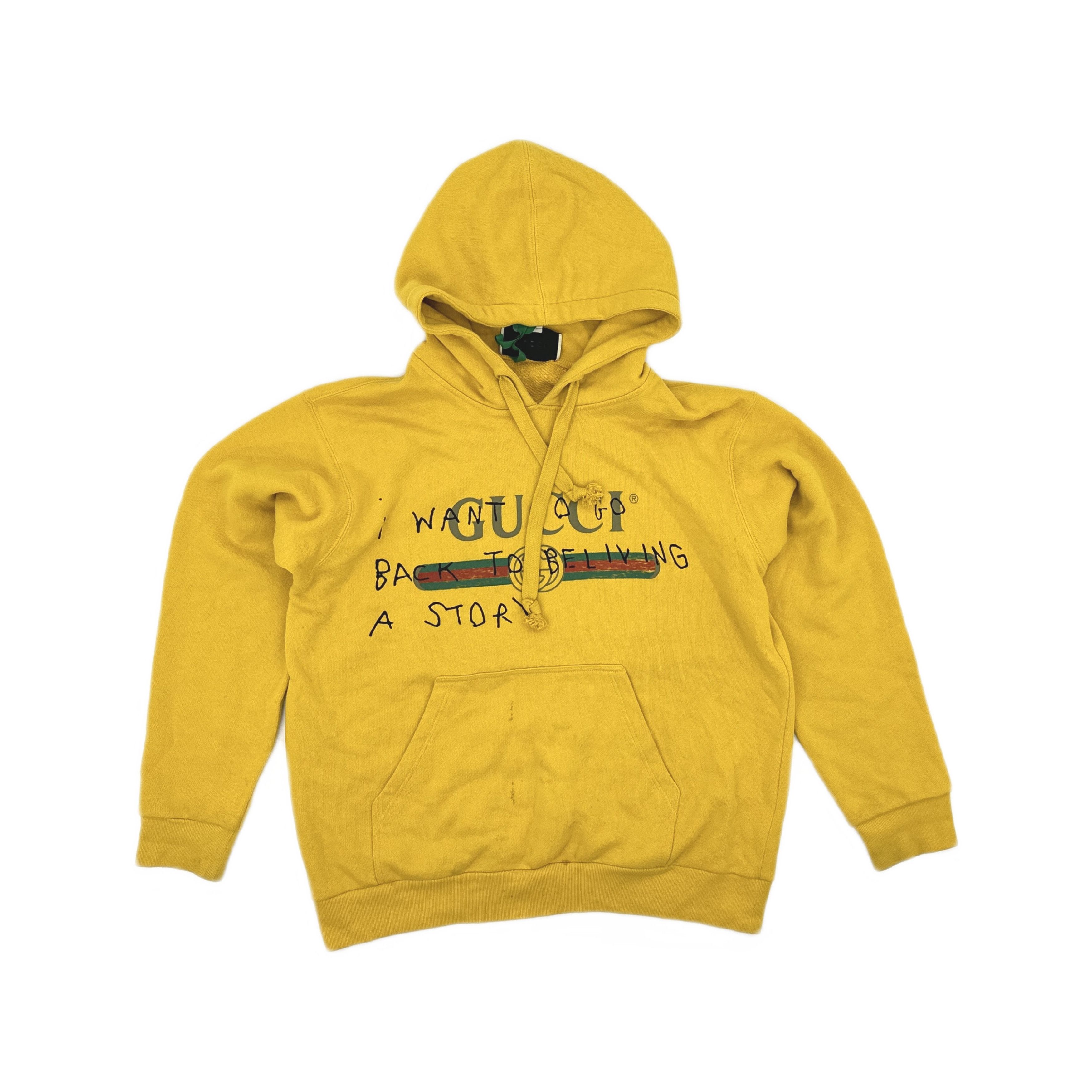 Gucci Gucci Coco Capitán Graffiti Logo Hoodie Size S Size US S / EU 44-46 / 1 - 1 Thumbnail