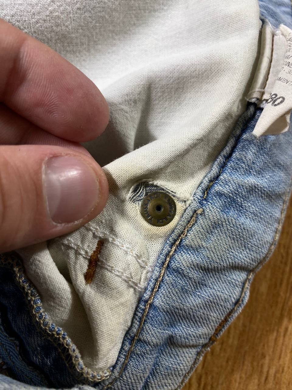 Trussardi × Vintage Vintage Trussardi Jeans Blue Size US 32 / EU 48 - 2 Thumbnail