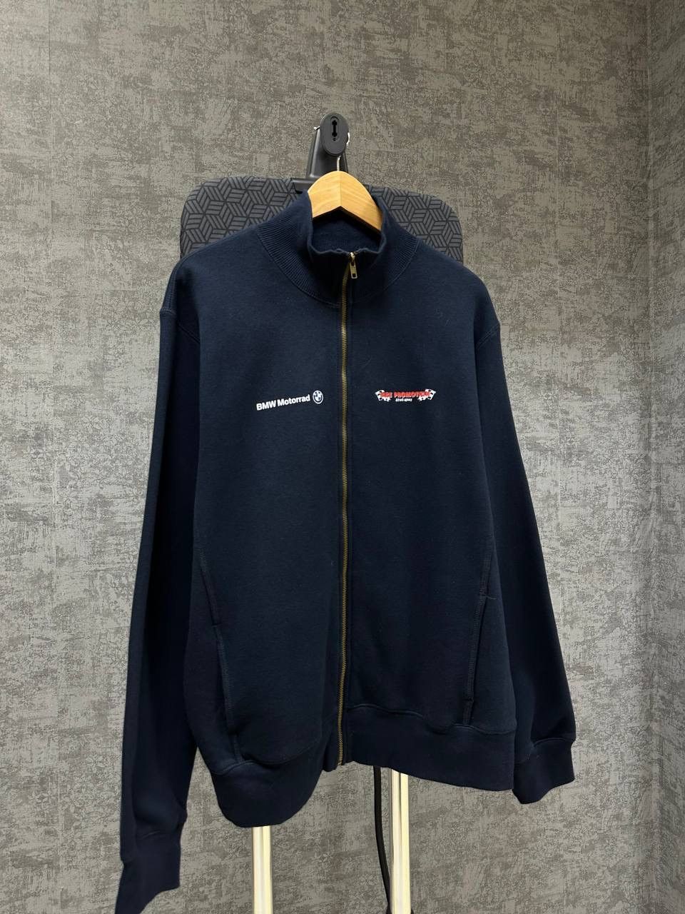 BMW × Vintage Vintage BMW Racing Big Logo Zip Hoodie Size US L / EU 52-54 / 3 - 3 Thumbnail
