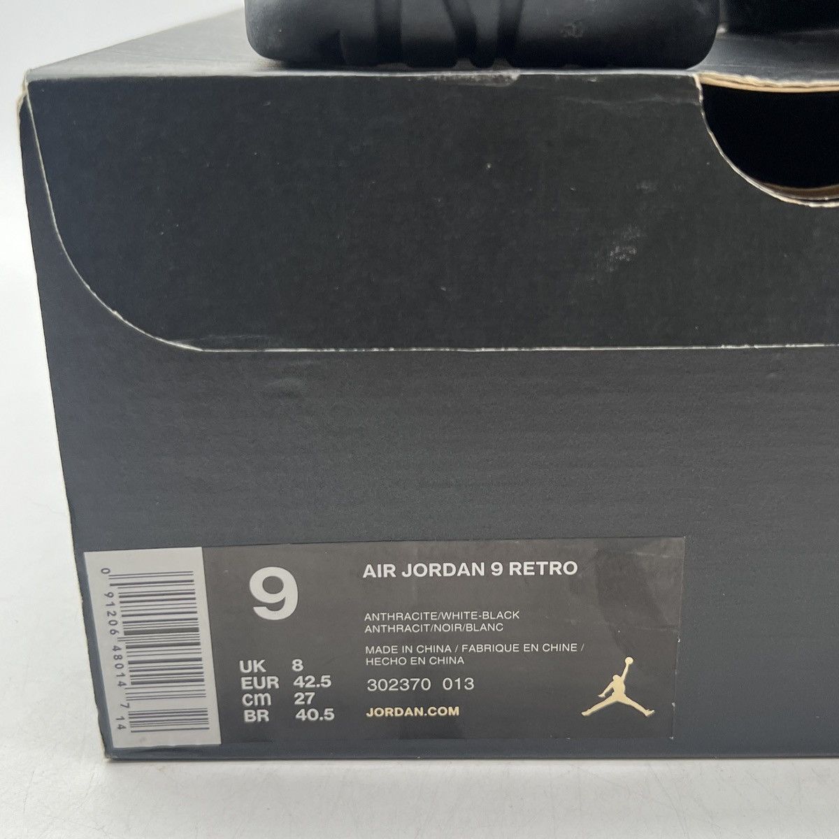 Jordan Brand Ari Jordan 9 anthracite Size US 9 / EU 42 - 6 Thumbnail