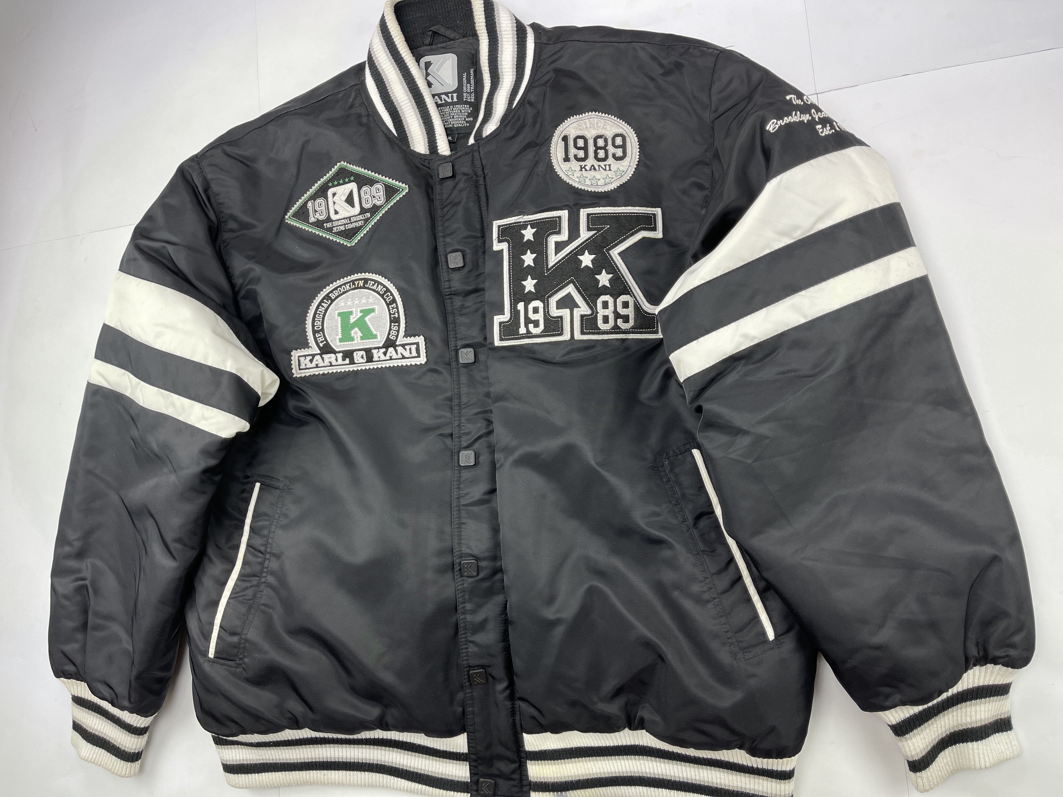Karl Kani KARL KANI jacket, vintage bomber, 90s hip hop, 1990s size XL Size US XL / EU 56 / 4 - 6 Thumbnail