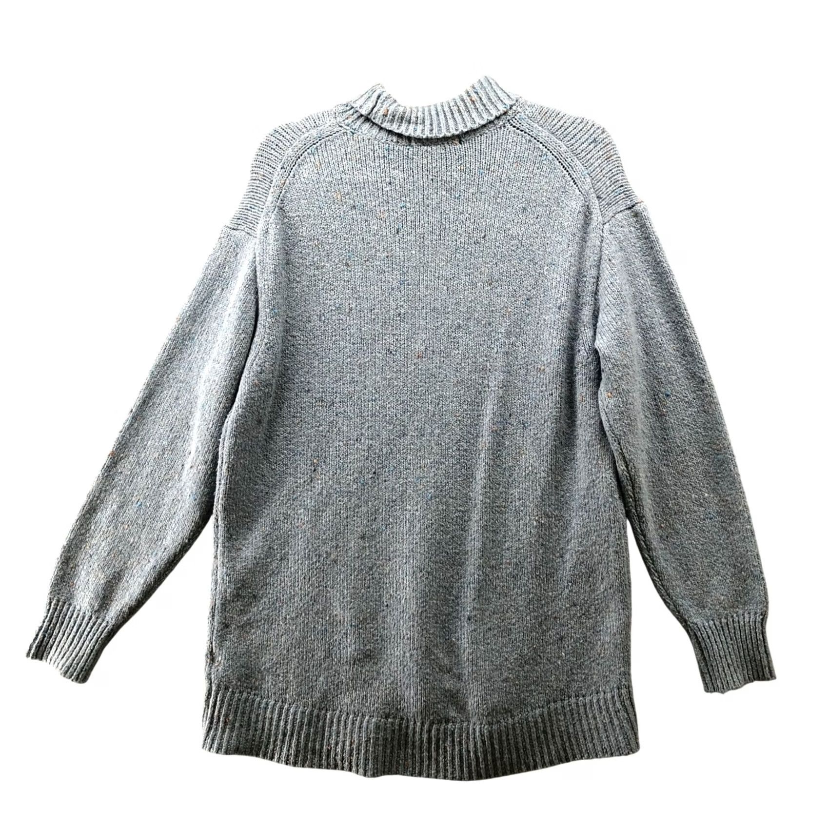 Uniqlo Uniqlo Sweater Womens S Blue High Neck Long Sleeve Oversized Tunic Soft Knit Size S / US 4 / IT 40 - 2 Thumbnail