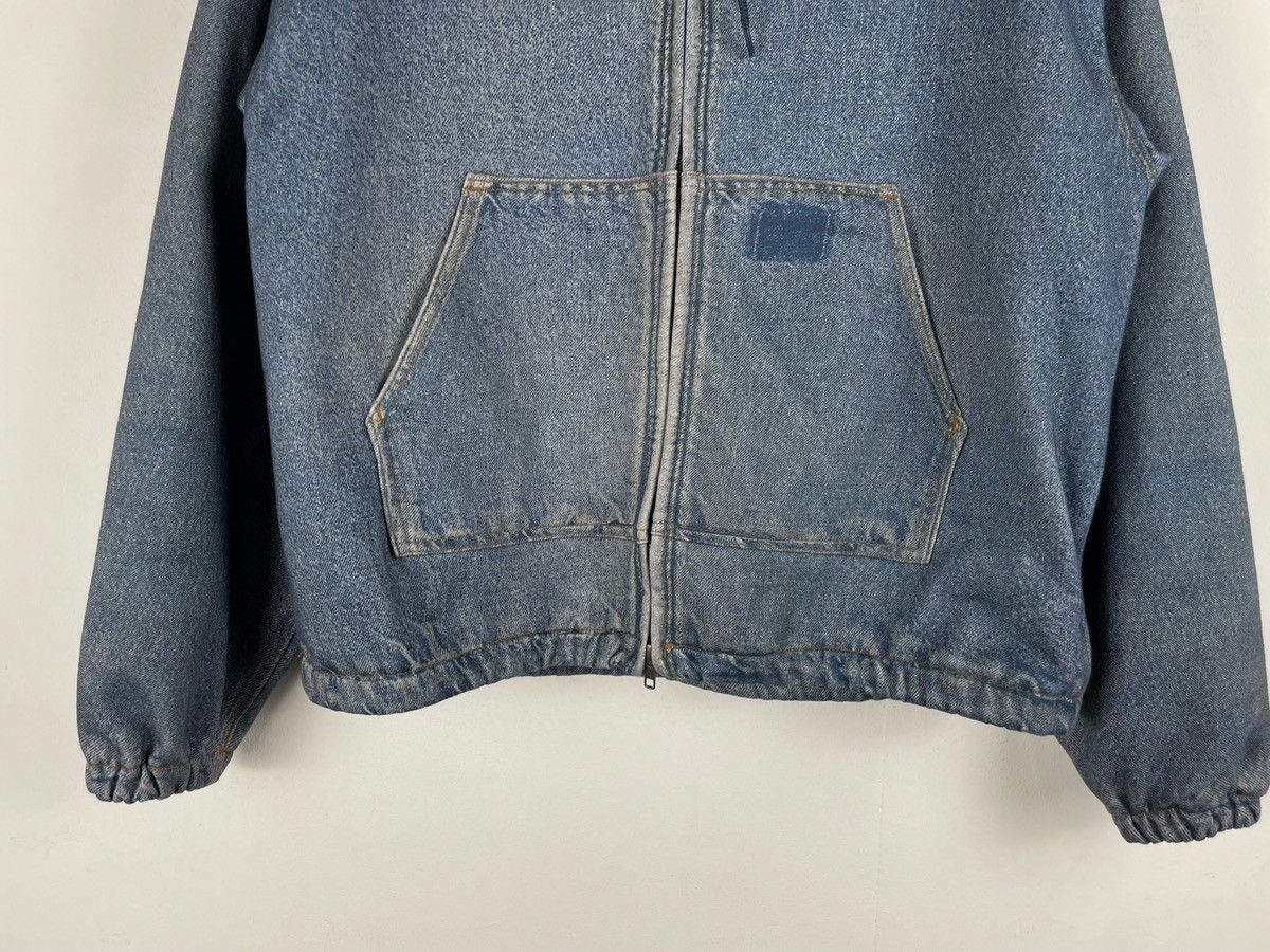 Beams Japan Beams Japan Original Knit Like Denim Hoodie Size US M / EU 48-50 / 2 - 9 Thumbnail