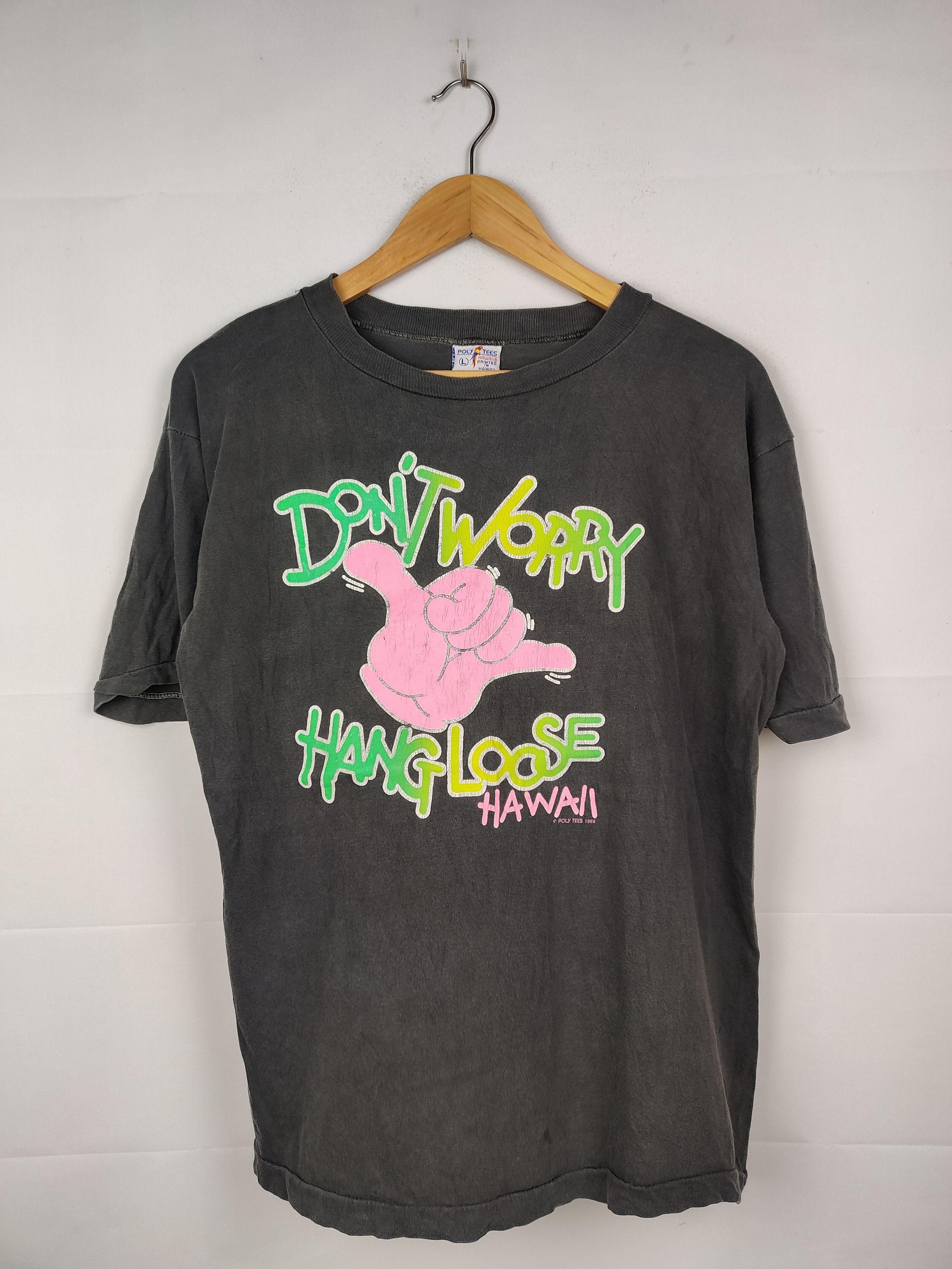 Vintage Vintage Late 80s Hang Loose Hawai Distressed Shirr Size US M / EU 48-50 / 2 - 1 Thumbnail