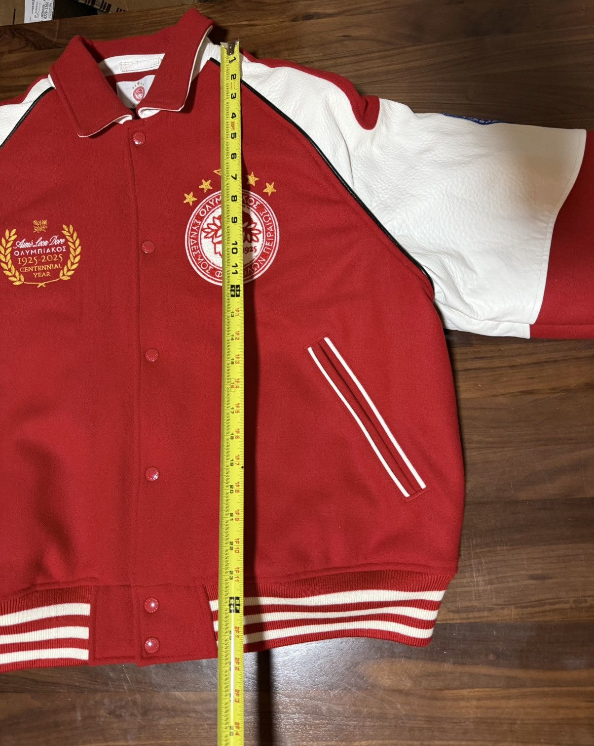 Aime Leon Dore Aime Leon Dore ALD / Olympiacos F.C. Varsity Jacket size XXL Size US XXL / EU 58 / 5 - 10 Thumbnail