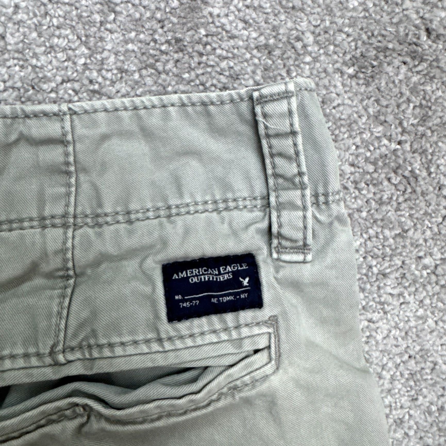 American Eagle Outfitters American Eagle Outfitters Prep Length Classic Chino Shorts Mens 28 Green Blue Cotton Casual 90s? Size US 30 / EU 46 - 4 Thumbnail