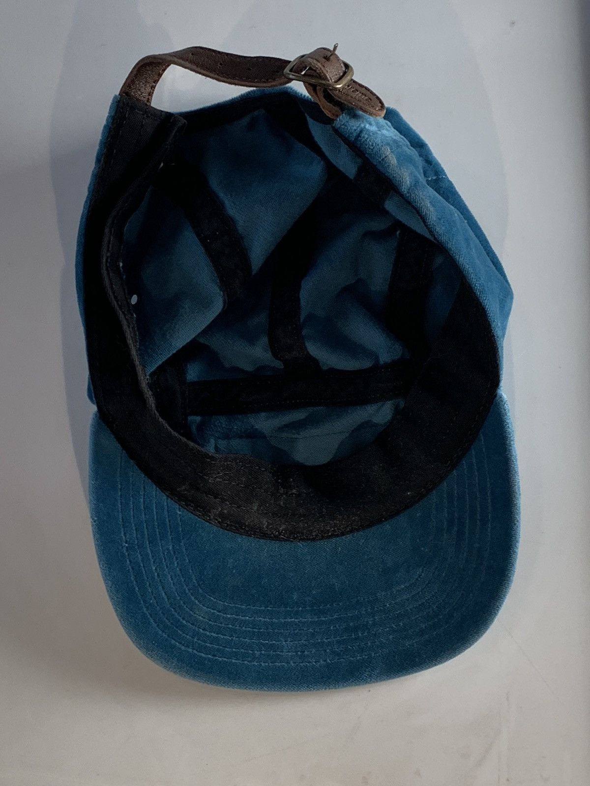 Supreme Supreme Velvet Camp Cap—Cyan Size ONE SIZE - 7 Thumbnail