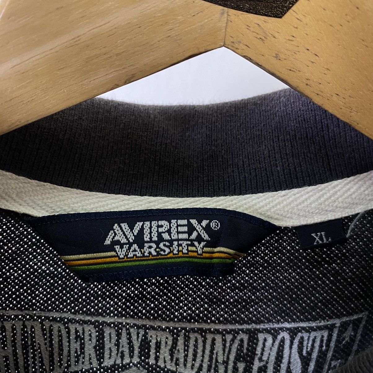 Avirex Vintage Y2K Avirex Varsity Faded Polo Tee Size US M / EU 48-50 / 2 - 3 Thumbnail