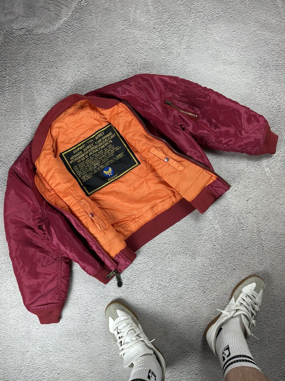 Avirex Avirex Type Equipment Flight Bombers MA-1 Flyers USA Style Size US M / EU 48-50 / 2 - 8 Thumbnail