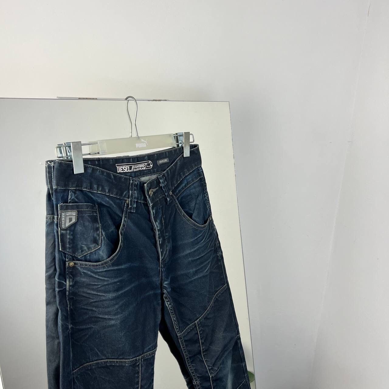 Diesel Y2K Vintage Diesel Denim Pants Italy Designer Distressed Size US 30 / EU 46 - 4 Thumbnail