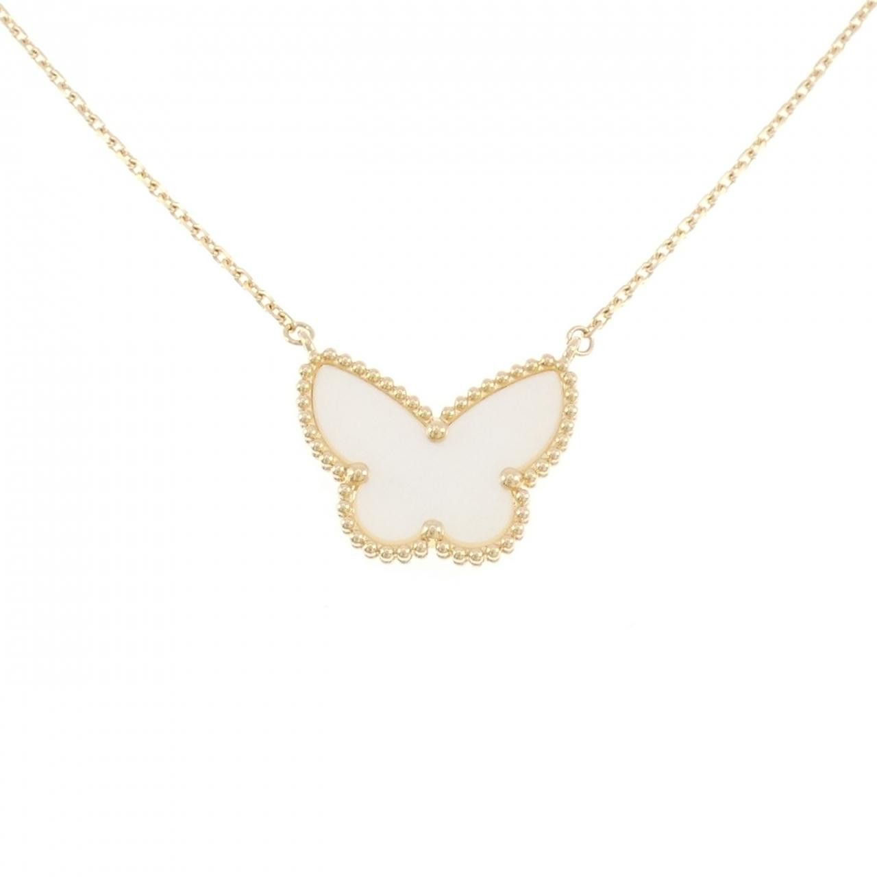 Van Cleef & Arpels Van Cleef & Arpels Van Cleef & Arpels Lucky Alhambra Mother of Pearl Necklace Precious Metal Necklace VCARD99500 DUTY FREE for USA Size ONE SIZE - 1 Thumbnail