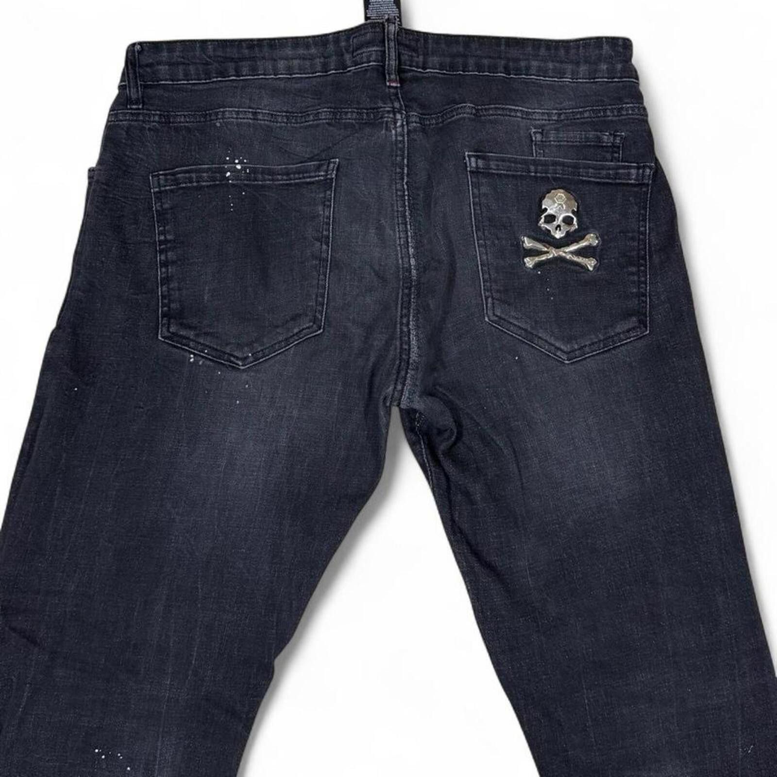 Philipp Plein Unique Philipp Plein designer denim jeans mask design on hem Size US 36 / EU 52 - 5 Thumbnail