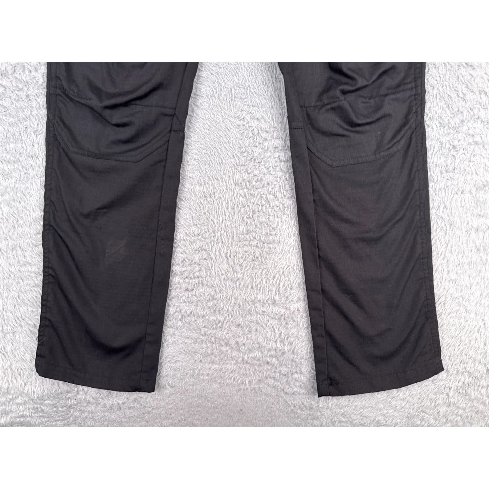 Vintage Tactical Pants Men Black 32x29 Cargo Pocket 5-Pocket Cotton Polyester Blend Stretch Comfort Regular United Uniform Pants Men Size US 32 / EU 48 - 2 Thumbnail