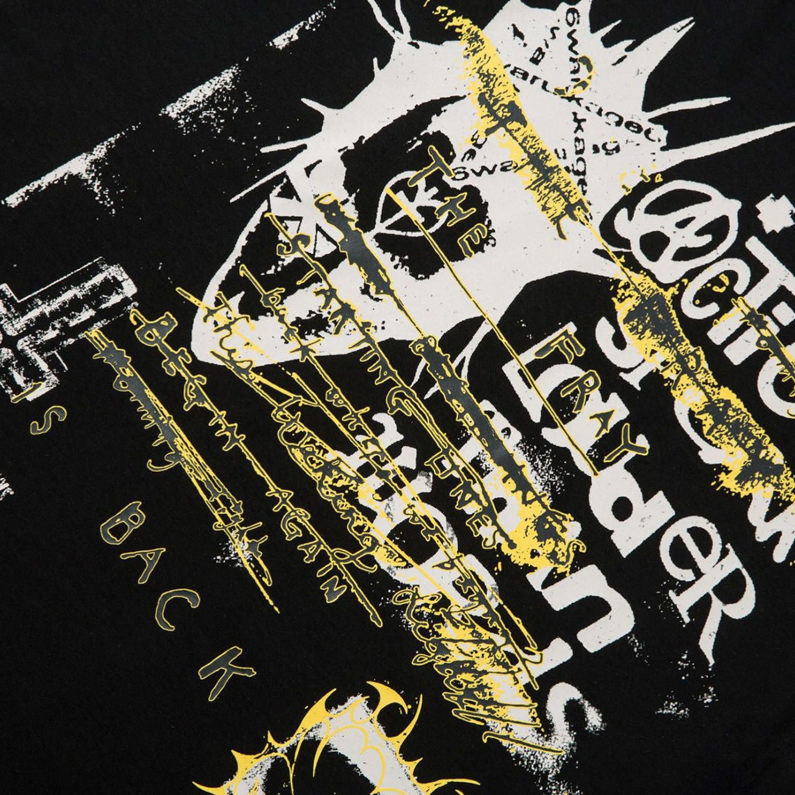 Vintage Actions - Black Layered Graphic Long-Sleeve Tee Size US M / EU 48-50 / 2 - 3 Thumbnail