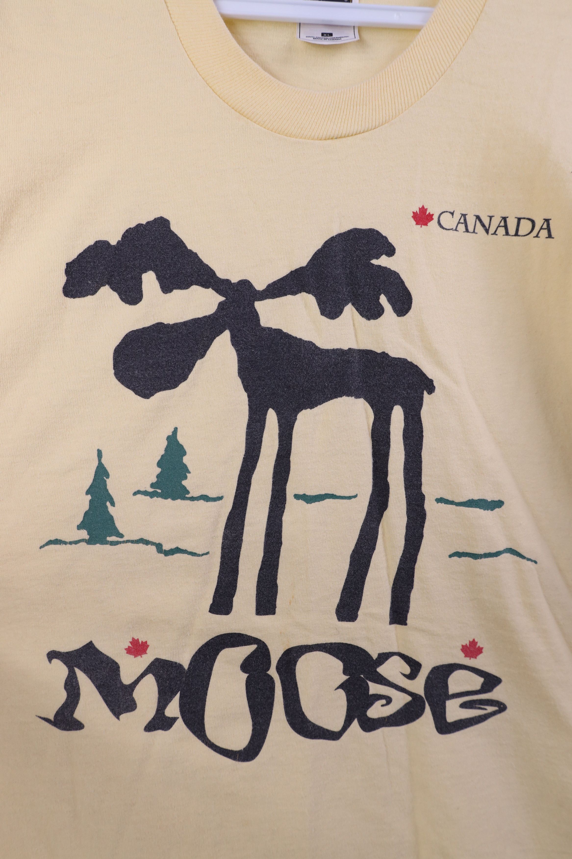 Vintage Vintage 90s Streetwear Abstract Art Canada Moose T-Shirt Size US XL / EU 56 / 4 - 4 Thumbnail