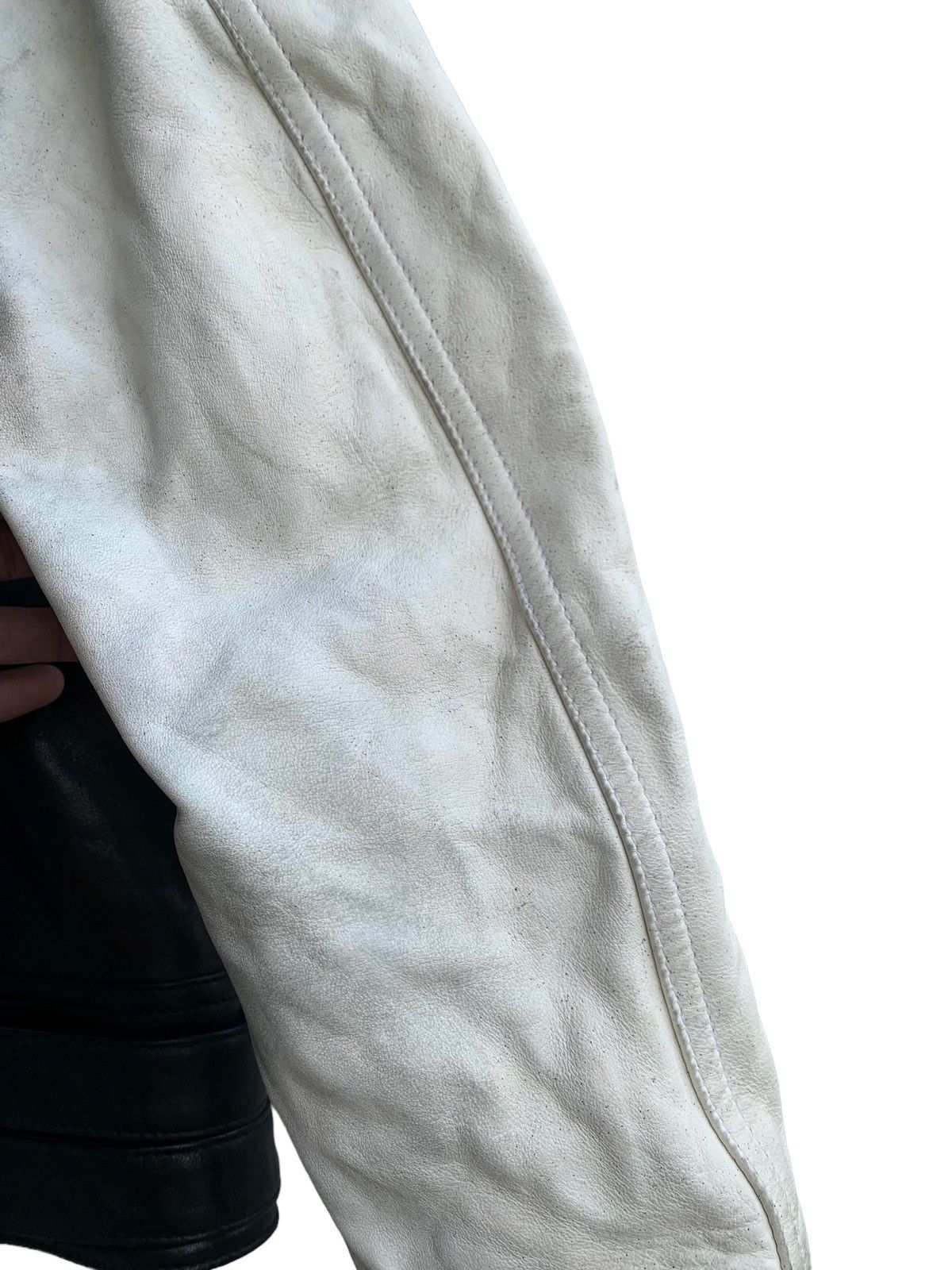 SS 15 Balmain Bomber Bikers Lamb Leather Jacket