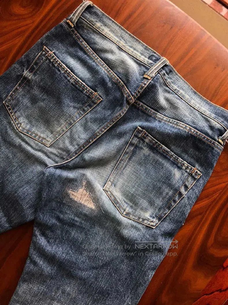 FDMTL FDMTL Handcrafted Distressed Denim Jeans. Size US 30 / EU 46 - 9 Thumbnail