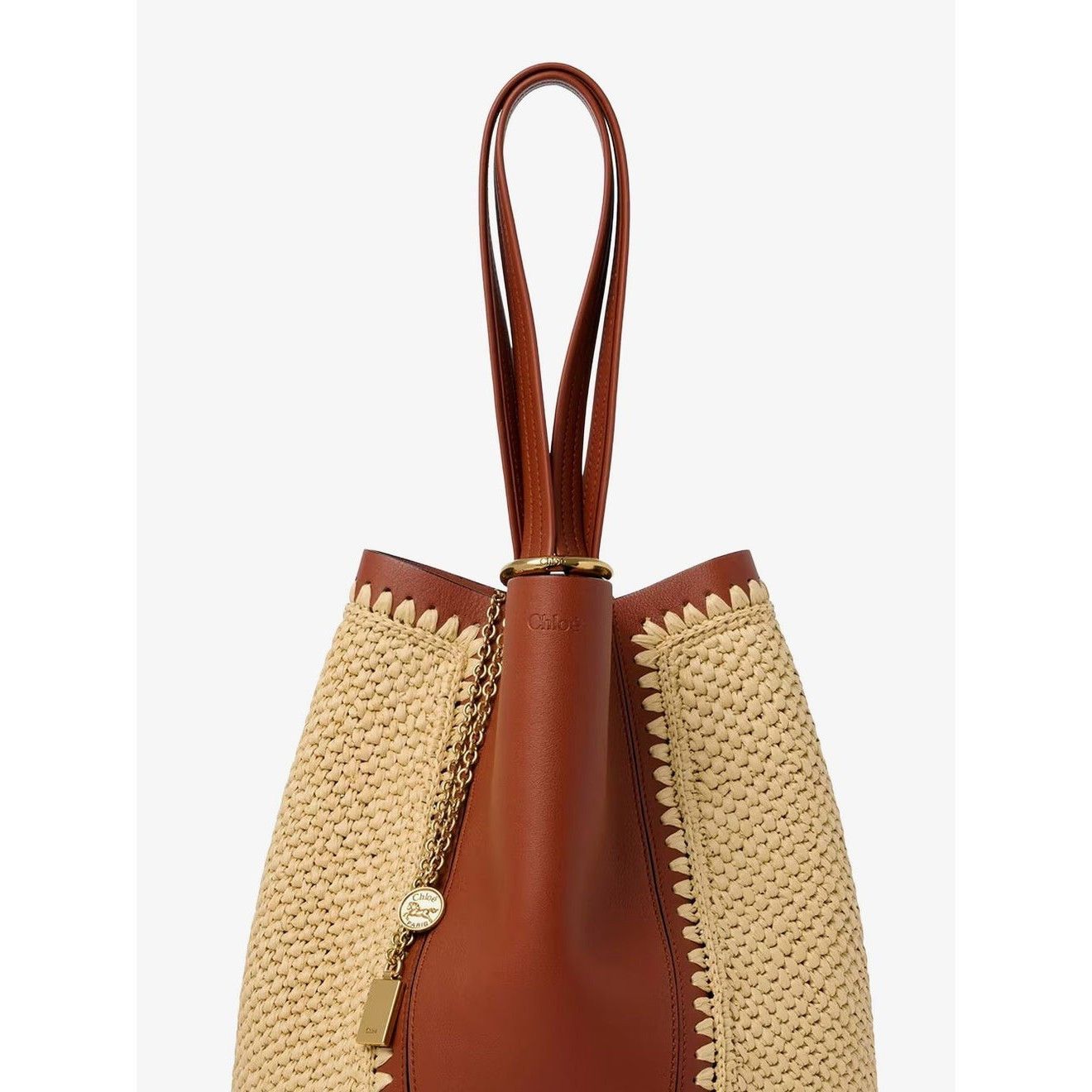 Chloe Chloe Spin Brown Tote Bag New & Authentic Size ONE SIZE - 4 Thumbnail