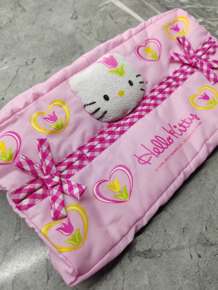 Anime Vintage Hello Kitty Cover Tissue Box Size ONE SIZE - 3 Thumbnail