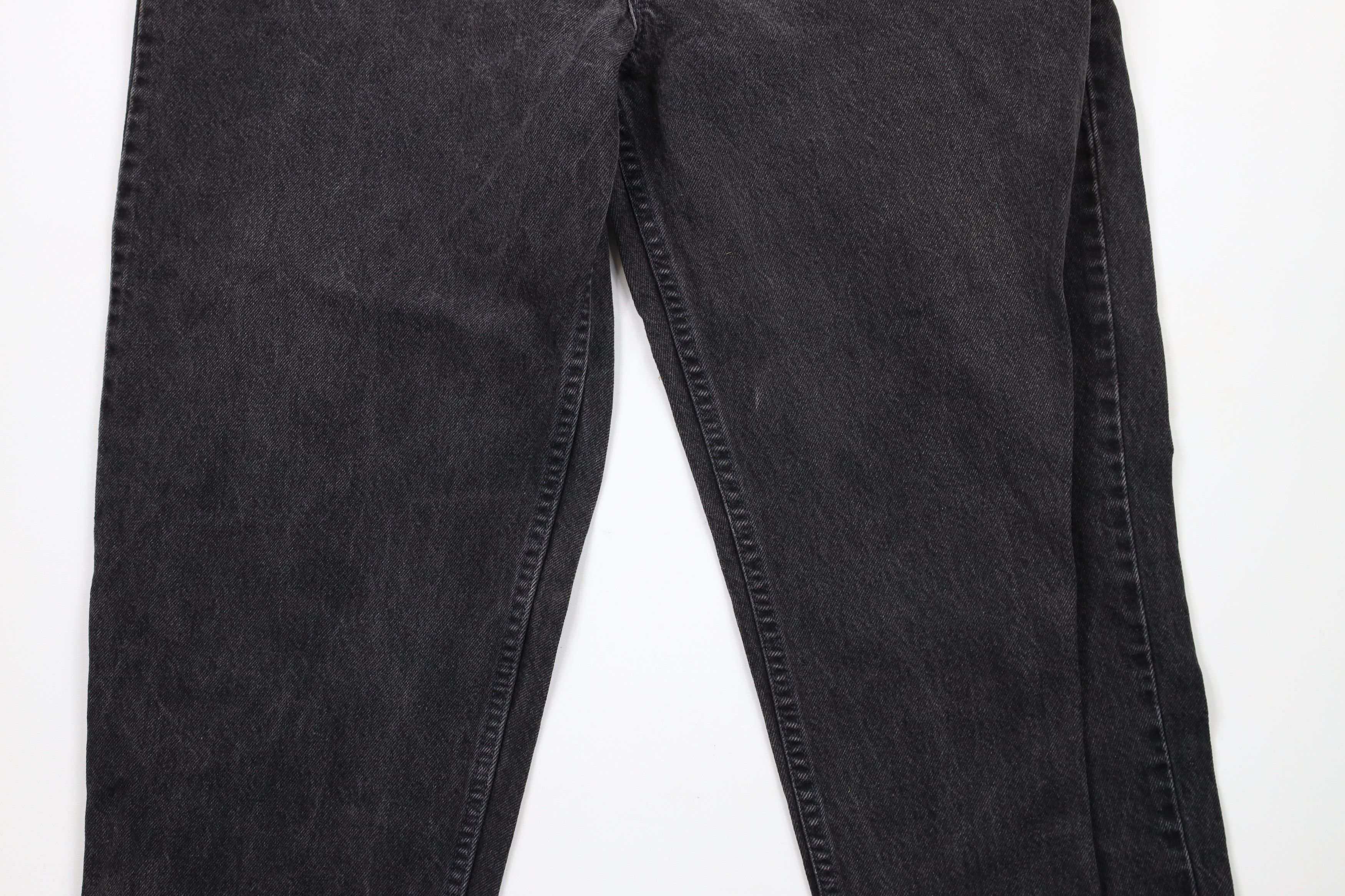 Levi's × Vintage Vintage 90s Levis 550 Orange Tab Leg Jeans Black USA Size US 40 / EU 56 - 3 Thumbnail