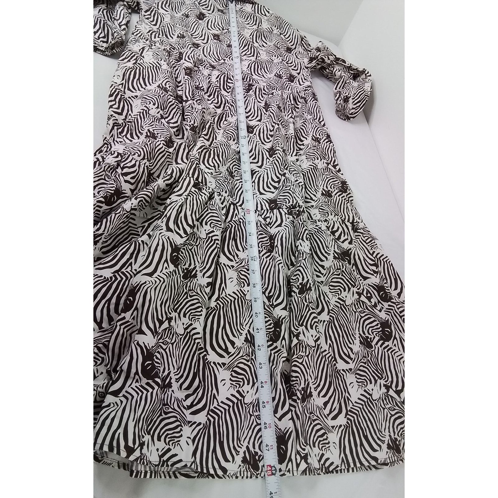 Anthropologie Anthropologie Maeve Dress Women's Small Zebra Print NWT Size S / US 4 / IT 40 - 10 Thumbnail