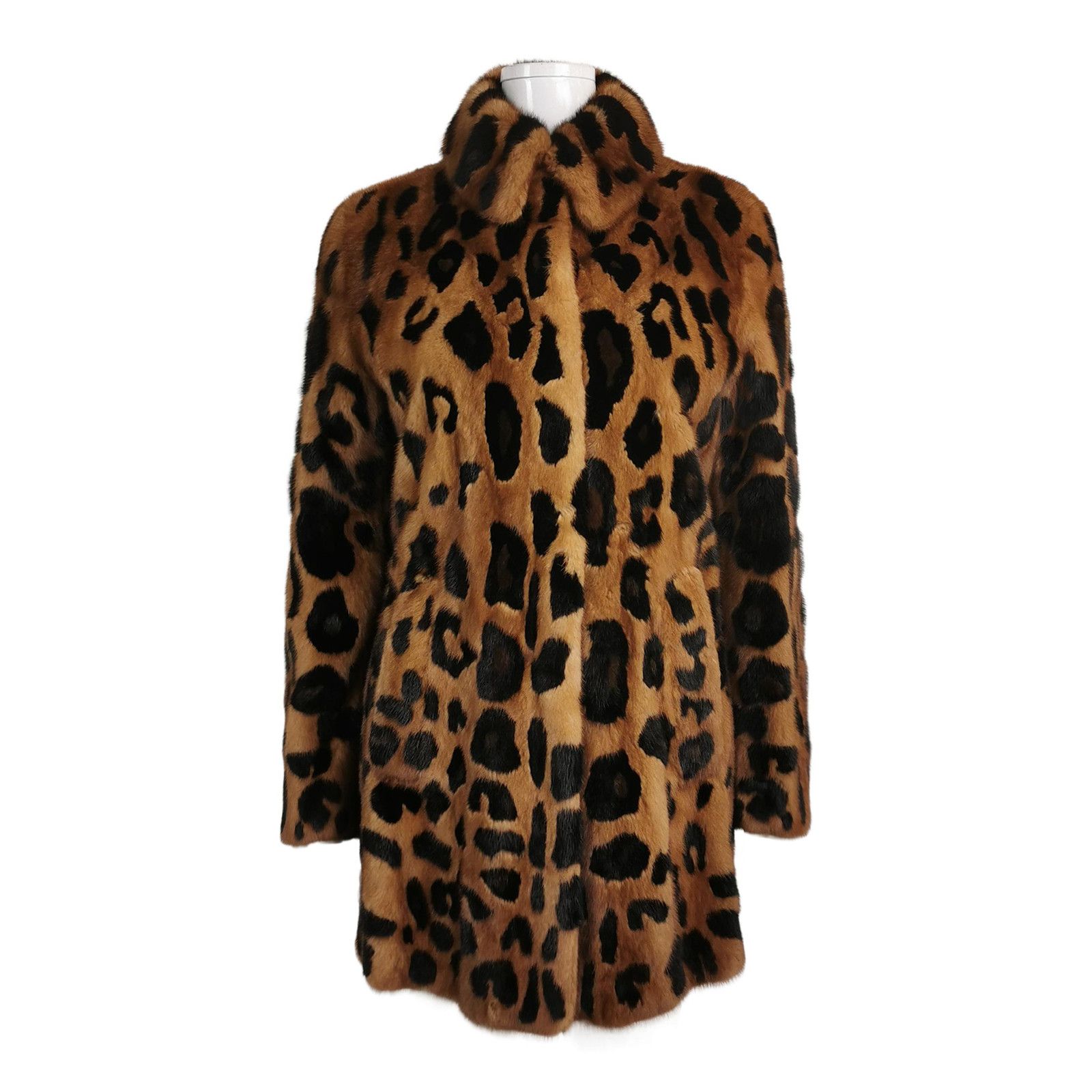 Prada Prada Leopard Print Mink Fur Coat IT 38 Size XS / US 0-2 / IT 36-38 - 1 Thumbnail