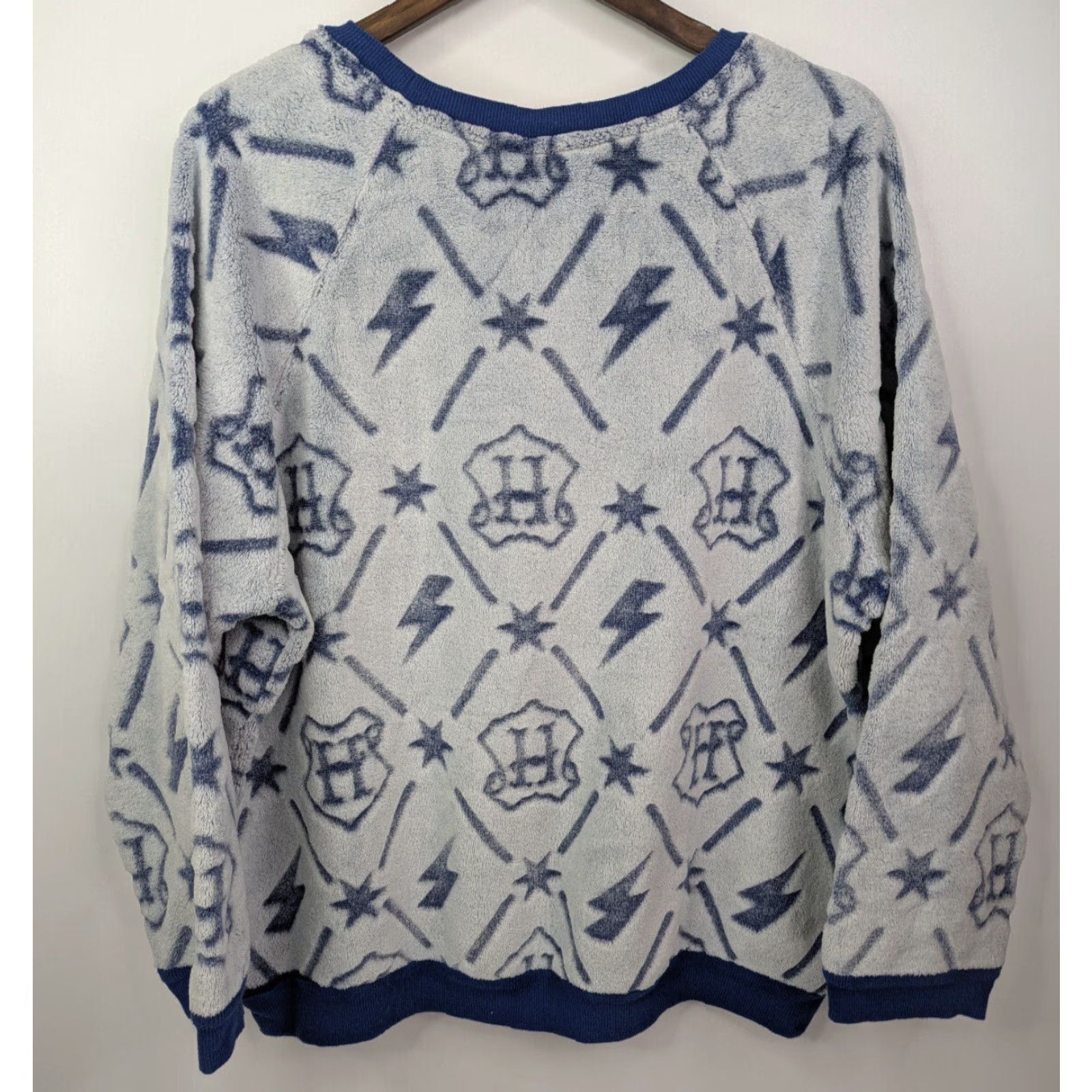 Vintage VINTAGE Wizarding World Of Harry Potter Womens Blue Soft Sweater Top Size 2XL Size XXL / US 16-18 / IT 52-54 - 4 Thumbnail