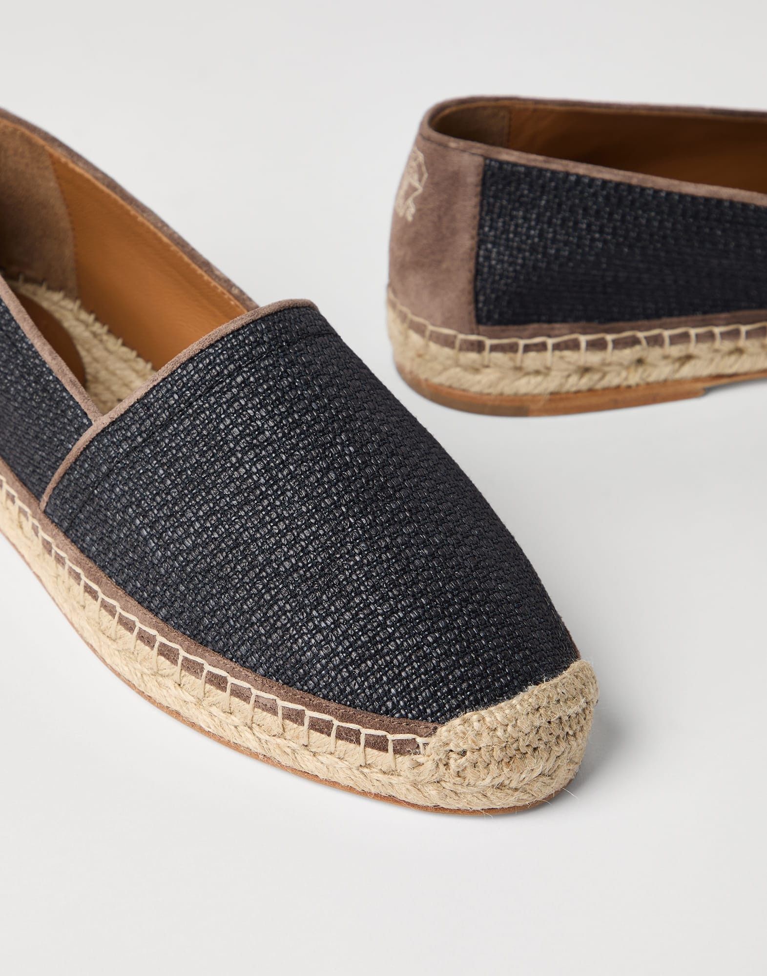 Brunello Cucinelli o1la1rc1a0326 Techno Raffia Espadrilles in Black Size US 9 / EU 42 - 3 Thumbnail