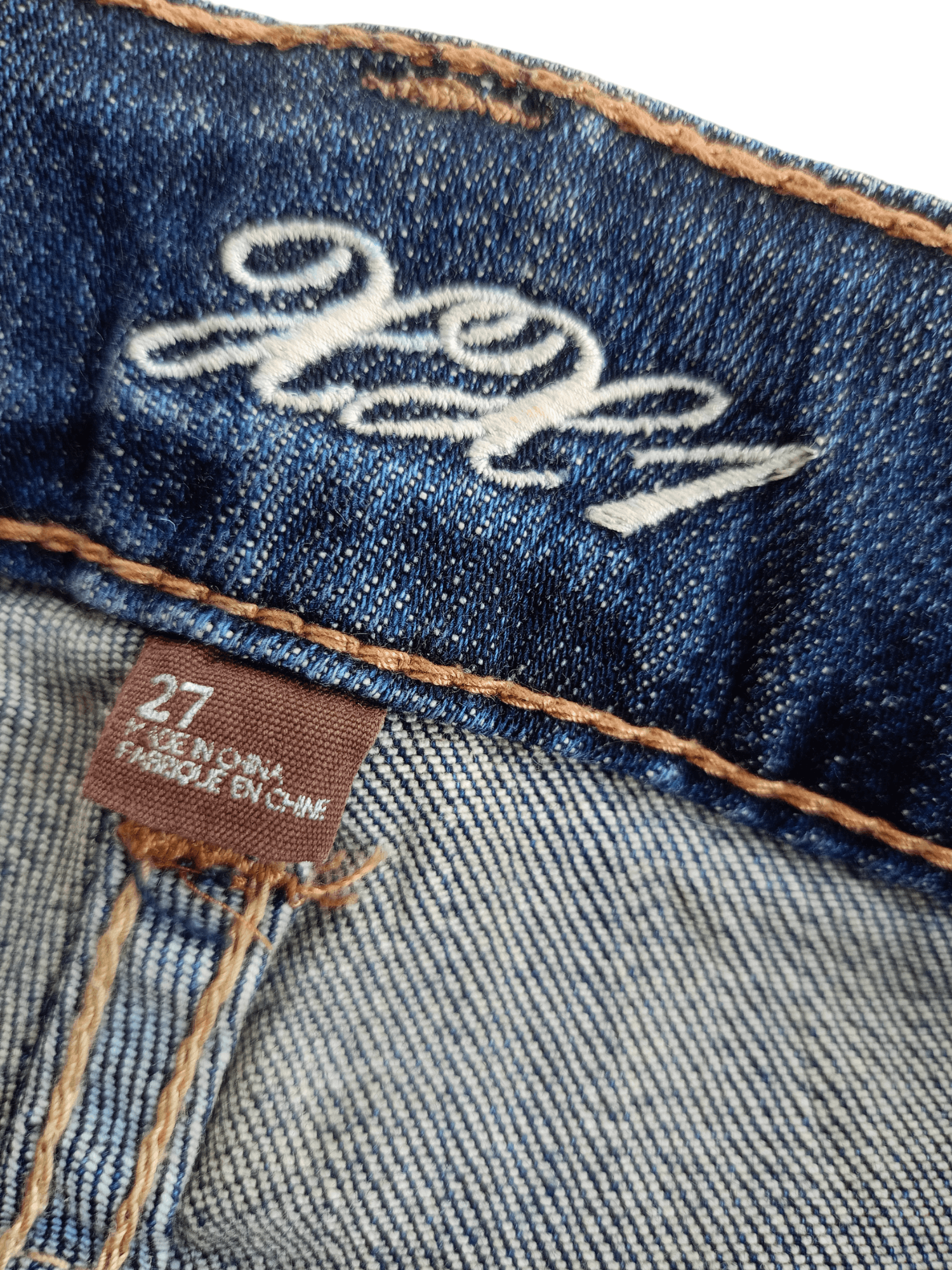 Forever 21 × Vintage XXL FOREVER 21 Boot Cut Distressed Vintage Streetwear Jeans Size 27" / US 4 / IT 40 - 14 Thumbnail