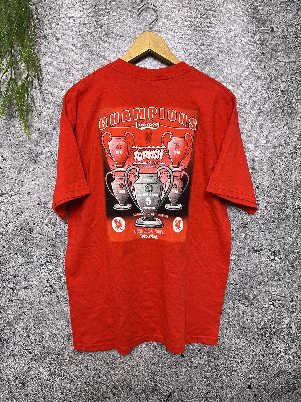 Vintage Vintage Liverpool champions league winners tshirt Size US L / EU 52-54 / 3 - 5 Thumbnail