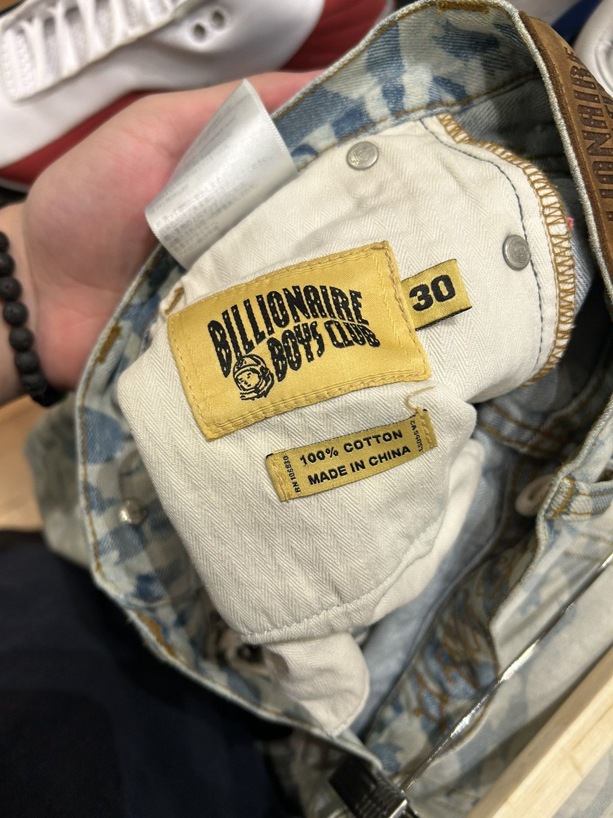 Billionaire Boys Club Billionaire Boys Clubs Camo Denim Jeans Size US 30 / EU 46 - 3 Thumbnail