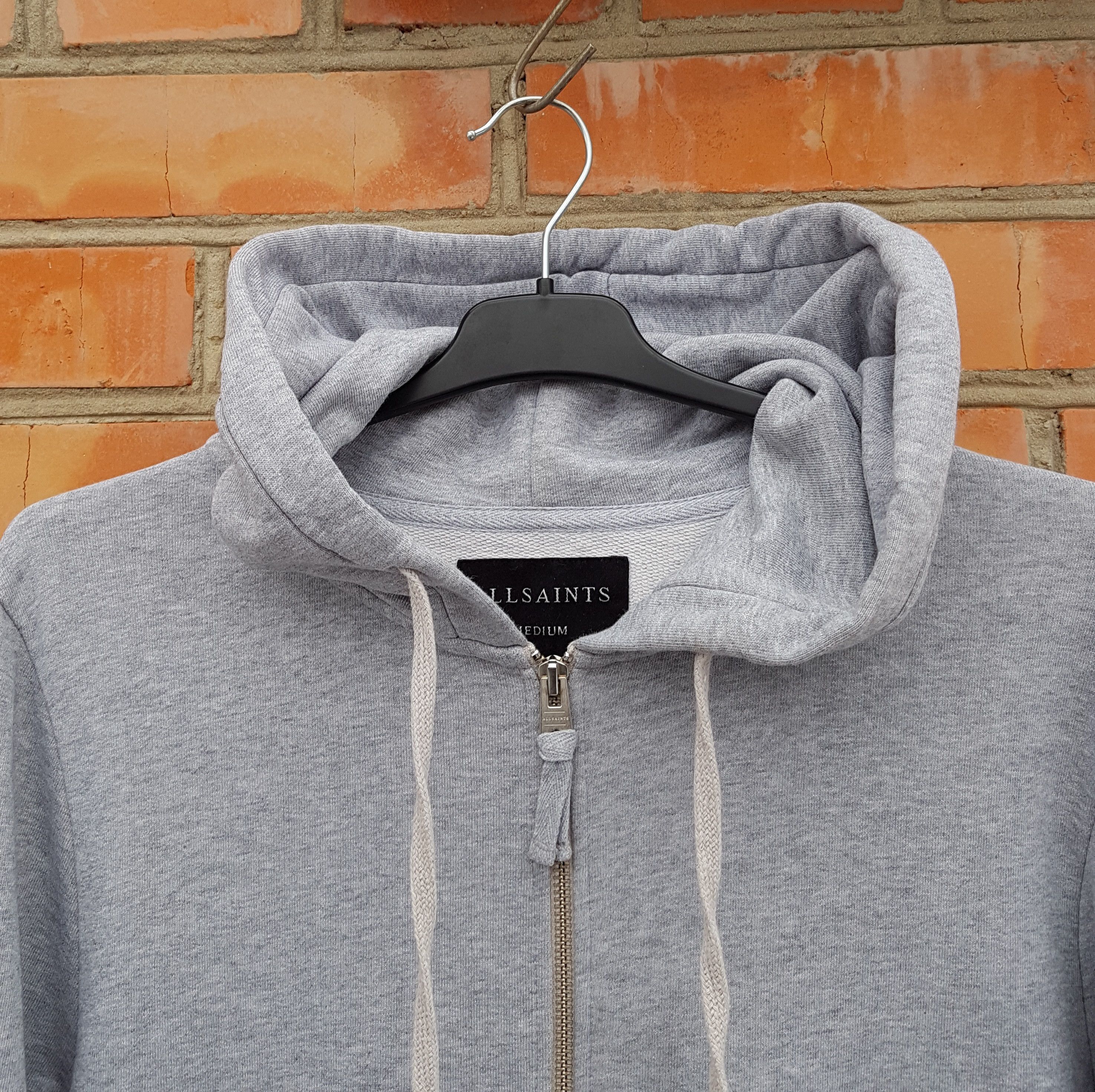 Allsaints AllSaints Norths Hoodie Side Zip Sweatshirt sz M Size US M / EU 48-50 / 2 - 3 Thumbnail
