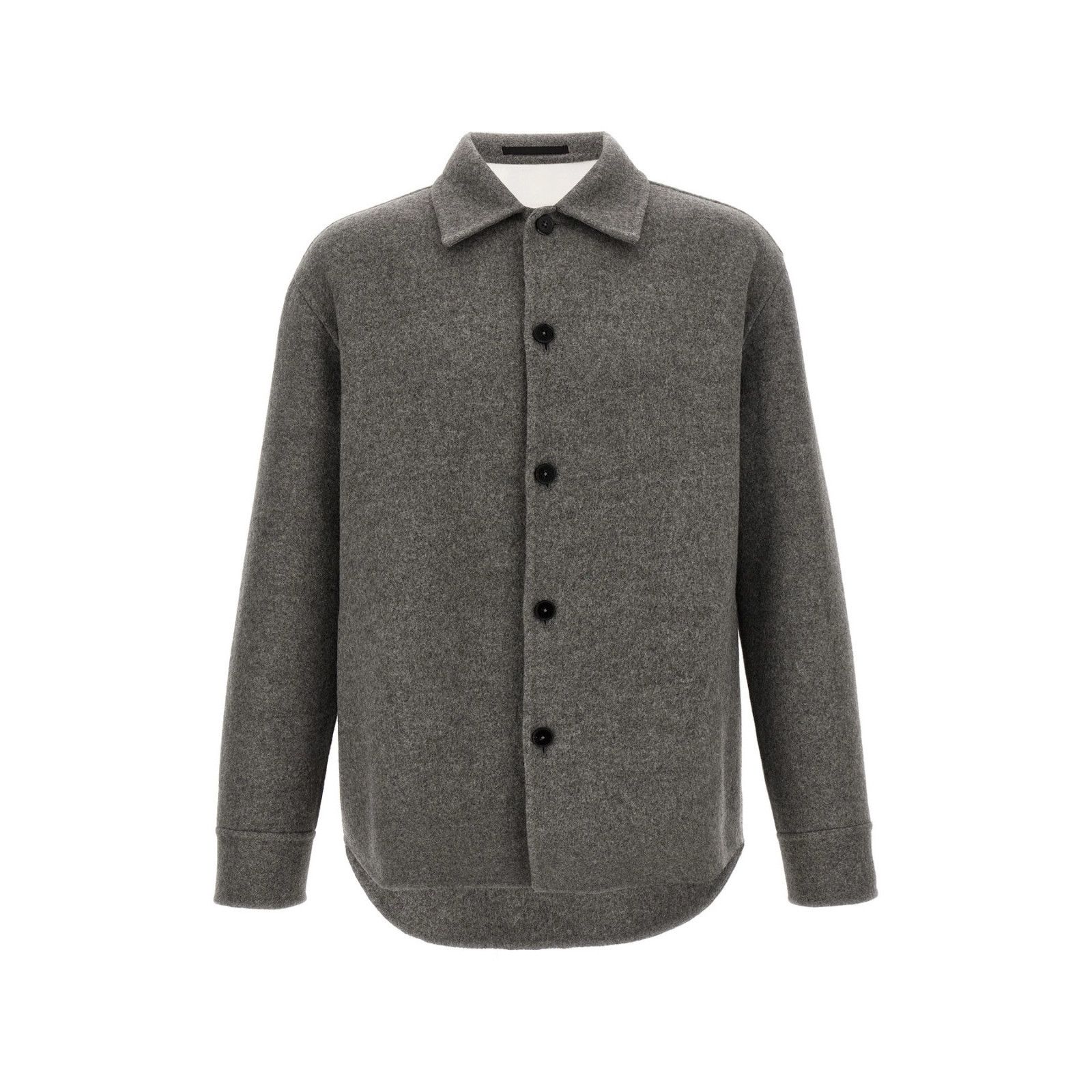 Jil Sander JIL SANDER Gray Wool Overshirt Jacket New & Authentic (Men's Size US L / EU 52-54 / 3 - 1 Thumbnail