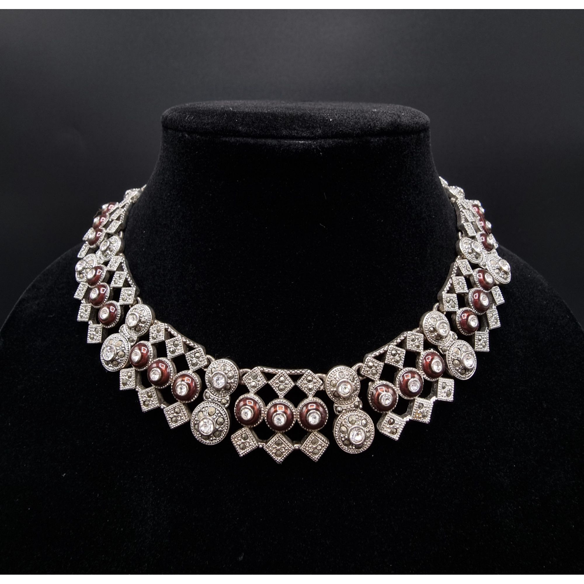 Monet Vintage MONET Signed 1980s-1990s Statement Necklace Size ONE SIZE - 1 Thumbnail