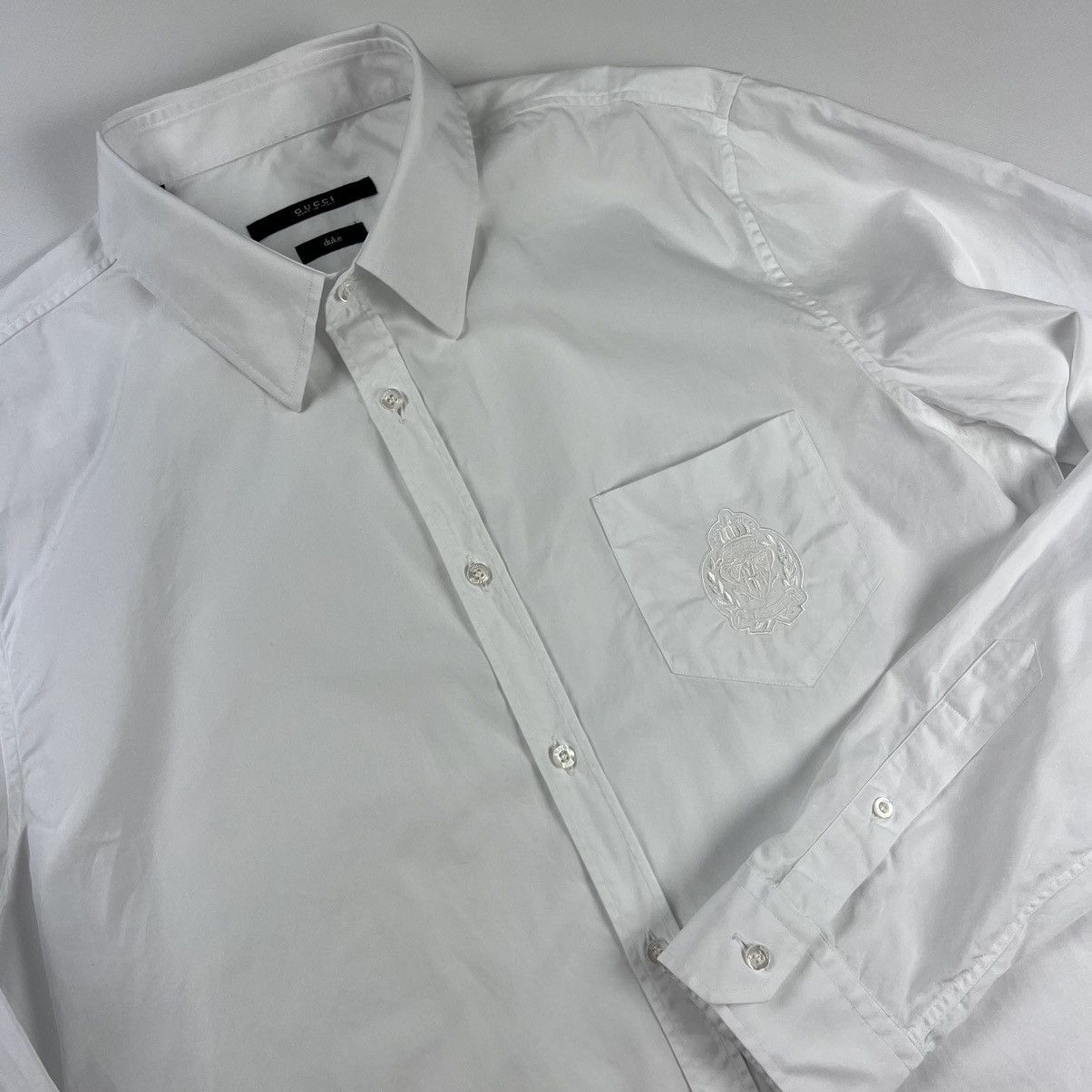 Gucci Gucci logo pocket classic shirt Size US L / EU 52-54 / 3 - 1 Thumbnail