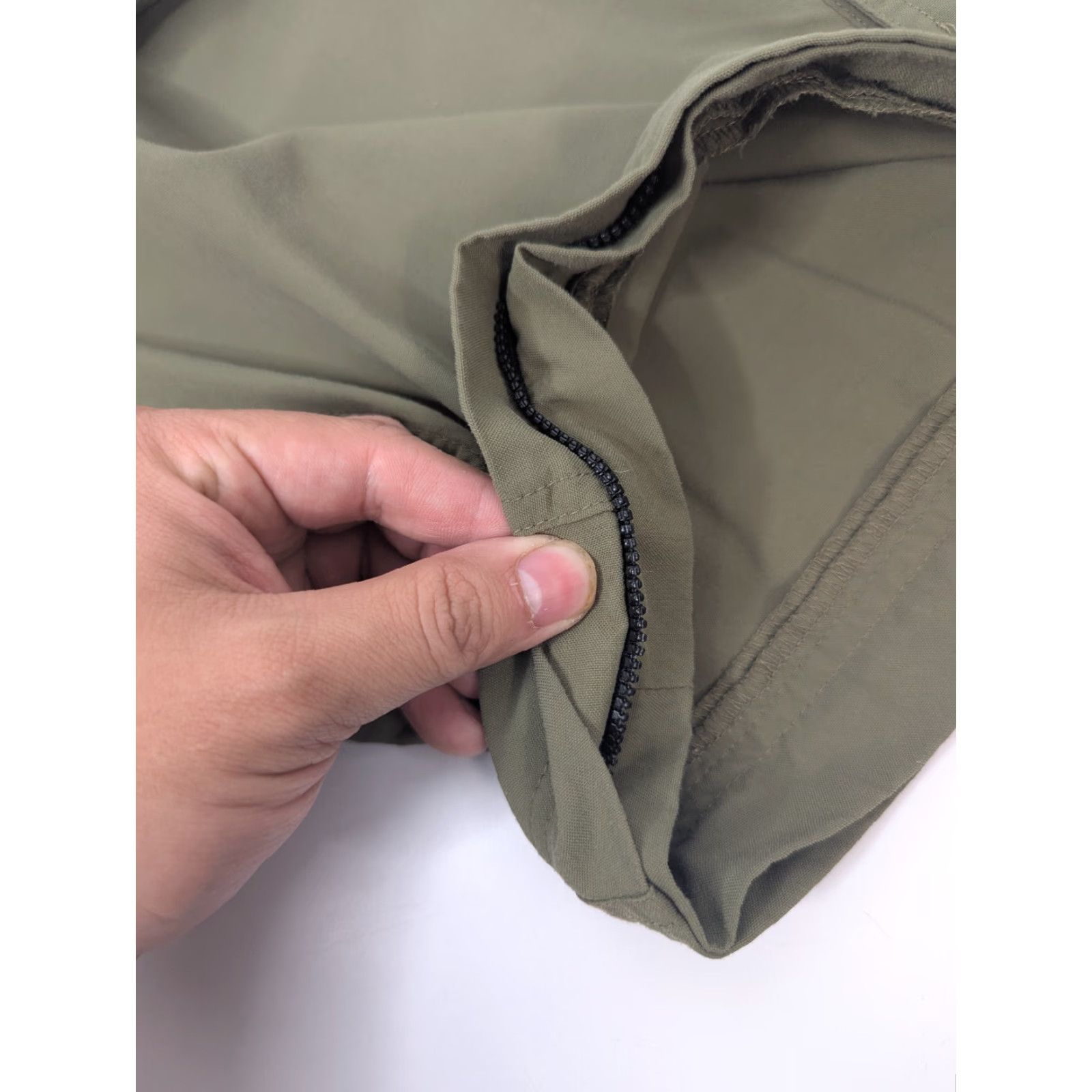 Vintage Boy Scouts of America Shorts Cargo Relaxed Men XL Green Nylon Cargo Pocket Front Flat Front Size US 36 / EU 52 - 4 Thumbnail