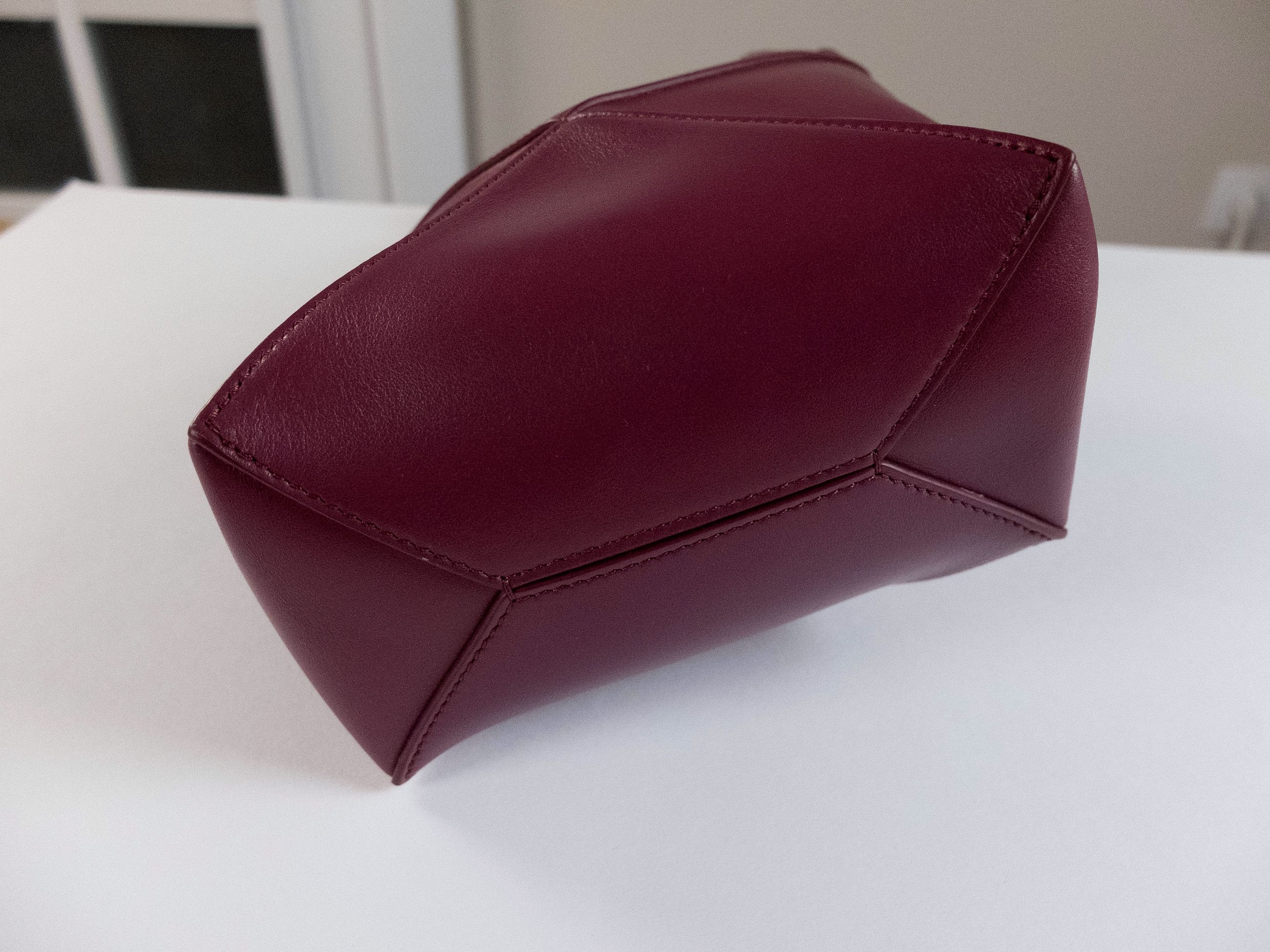 Loewe LOEWE Puzzle Fold Mini cherry red leather tote bag NWT Size ONE SIZE - 6 Thumbnail