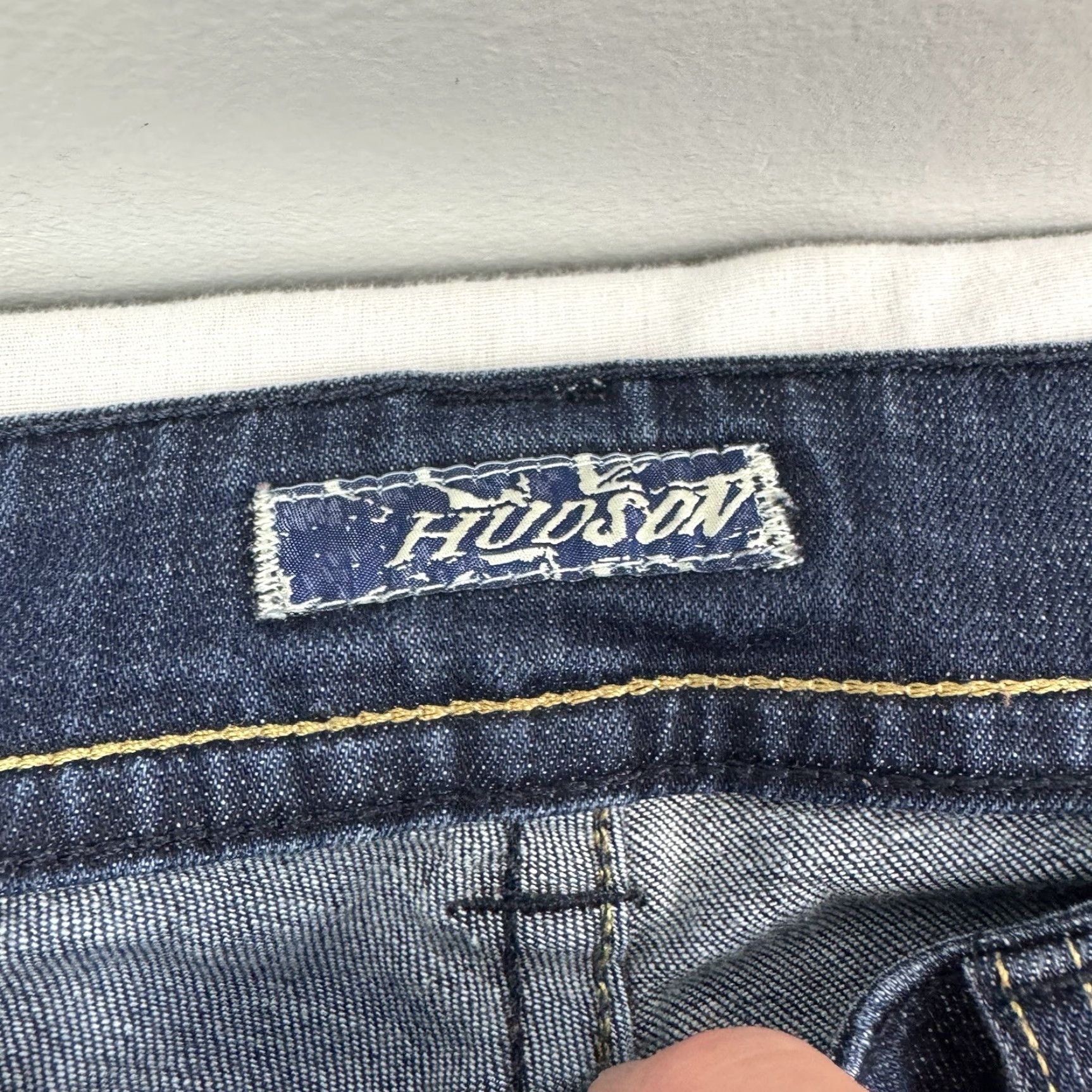 Hudson VINTAGE Hudson Bootcut Jeans Womens 28 Blue Hipster Low Waist 2000s Punk Los Angeles Size 28" / US 6 / IT 42 - 6 Thumbnail