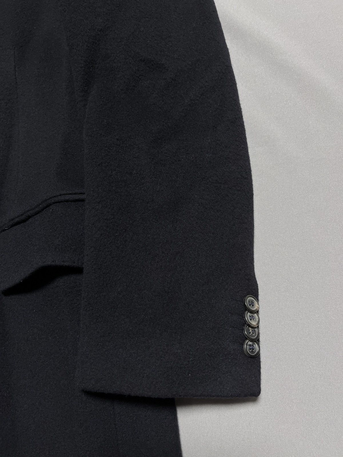 Other Cacharel Cashmere Heavy Warm Classic Luxury Crombie Overcoat Size US L / EU 52-54 / 3 - 3 Thumbnail