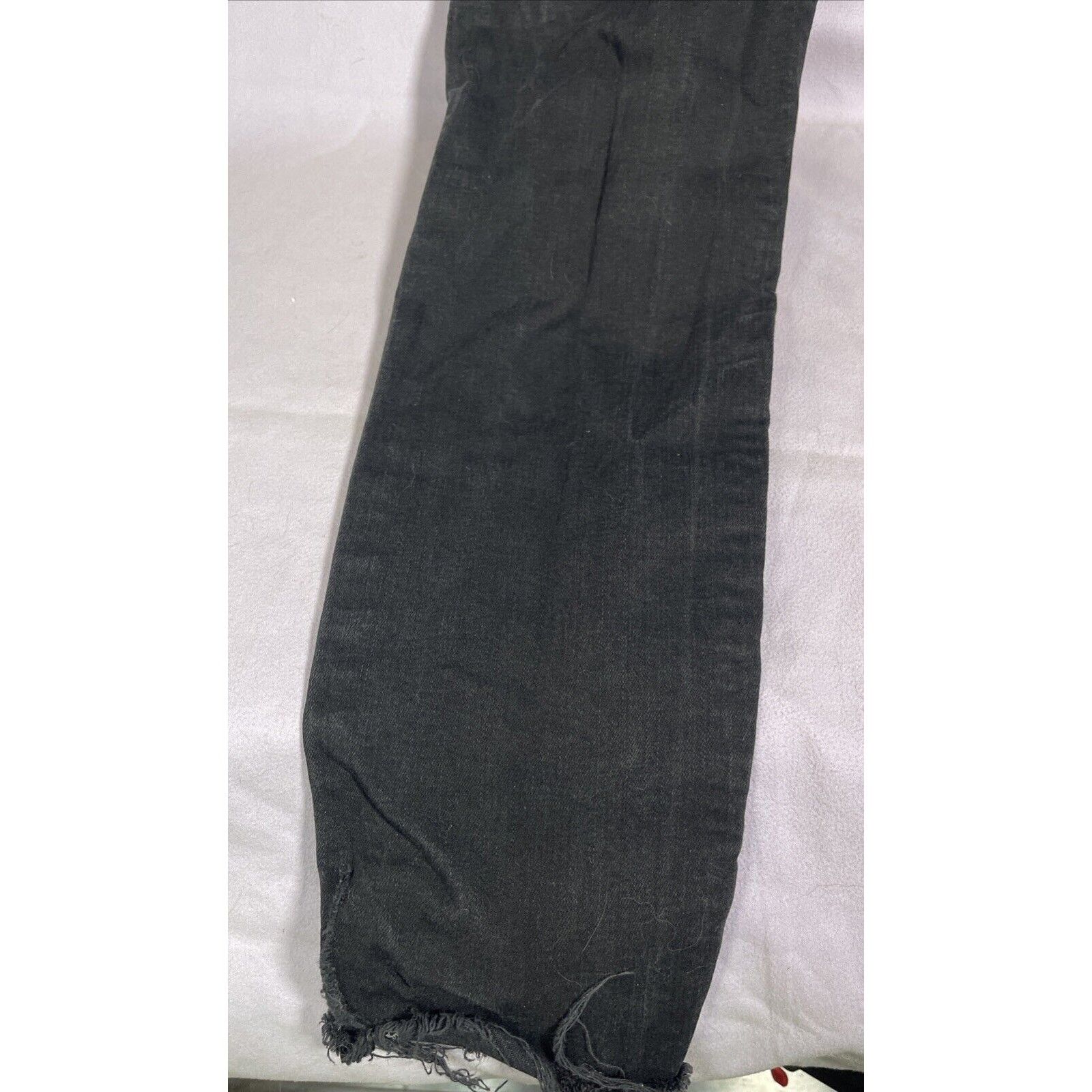 Free People Free People Jeans Women's 29 Regular Pockets Black Denim Size 29" - 7 Thumbnail