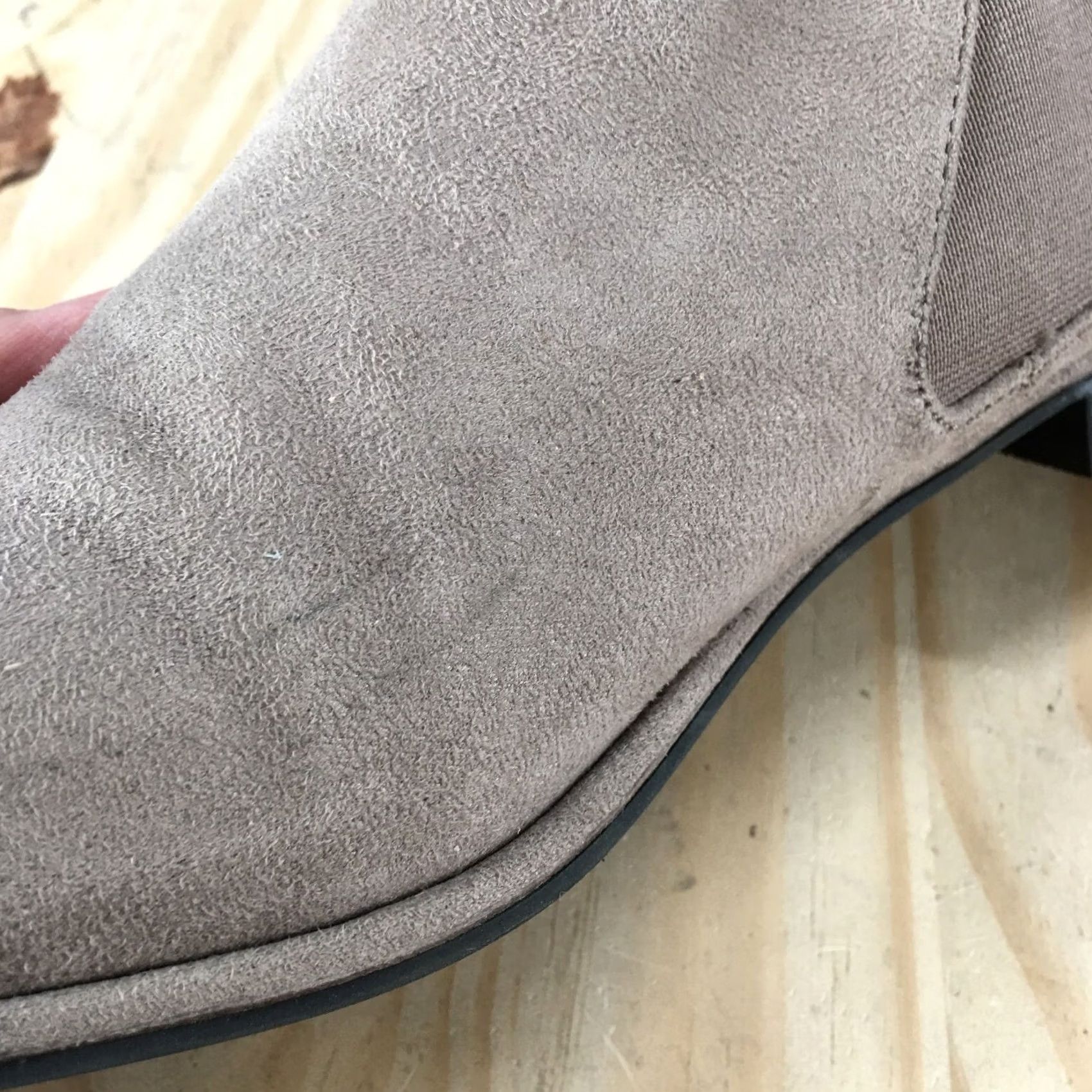 Vintage Kelly & Katie Boots Womens 9.5 Yasso Chikka Ankle Booties Slip On Beige Comfort Boots Size US 10 / IT 40 - 5 Thumbnail