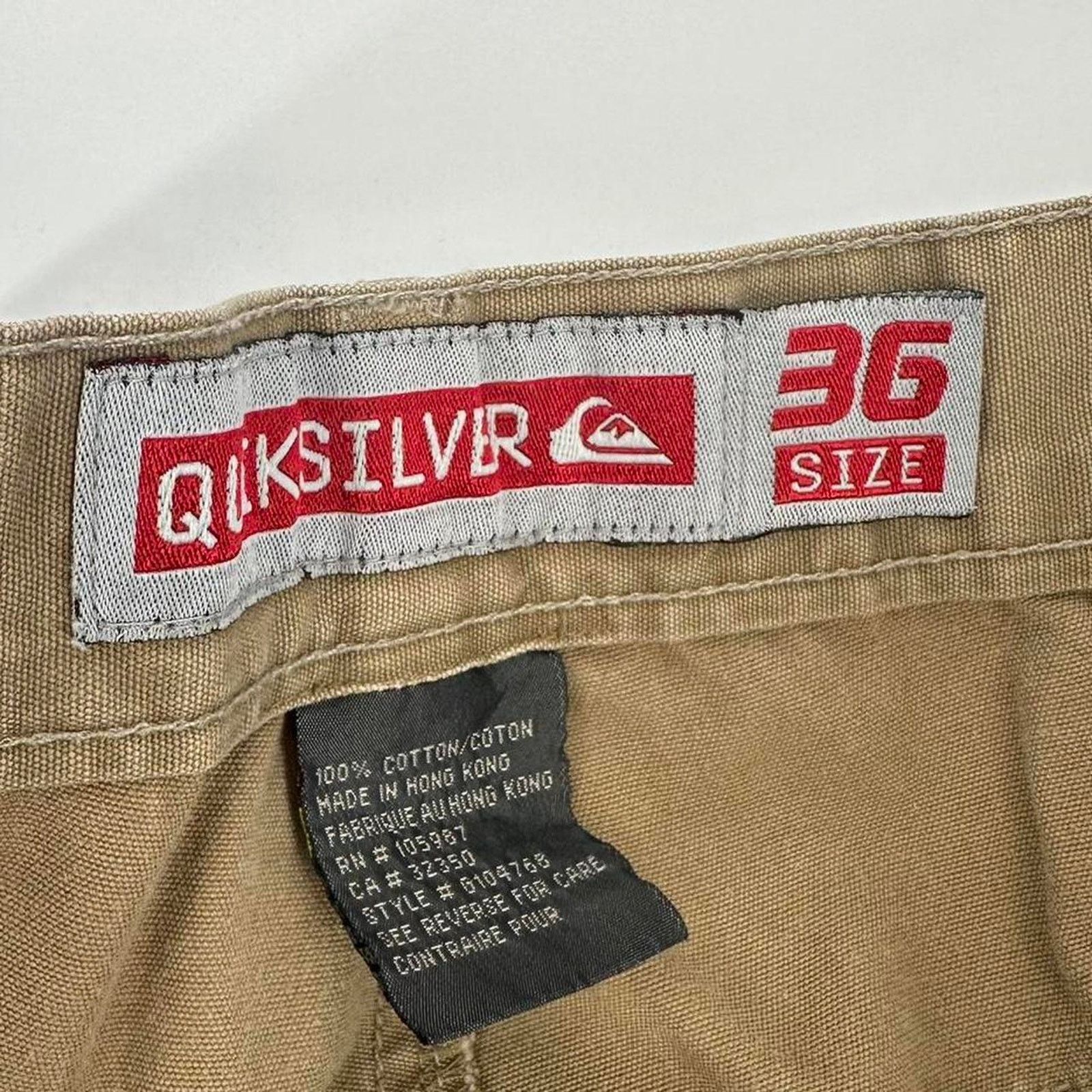 Quiksilver Y2k baggy quiksilver carpenter shorts Size US 36 / EU 52 - 5 Thumbnail
