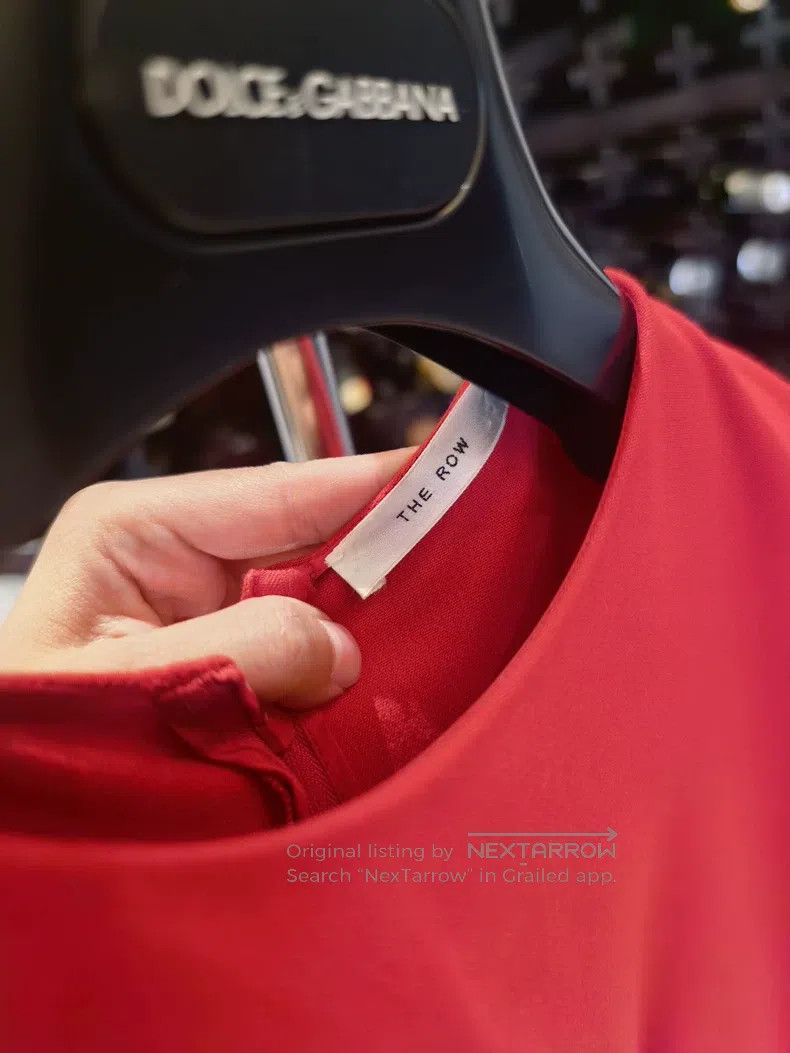 The Row The Row size 0 Red long-sleeved dress Size XS / US 0-2 / IT 36-38 - 4 Thumbnail