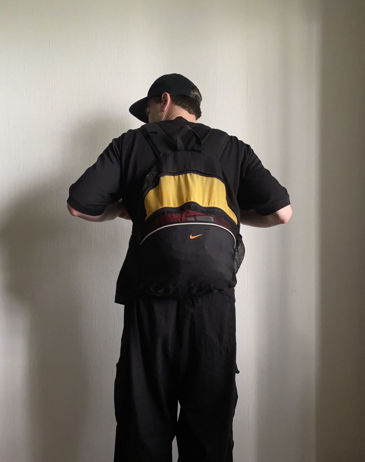 Nike × Vintage Nike Swoosh Vintage Nylon Sk8 Bag Size ONE SIZE - 1 Thumbnail