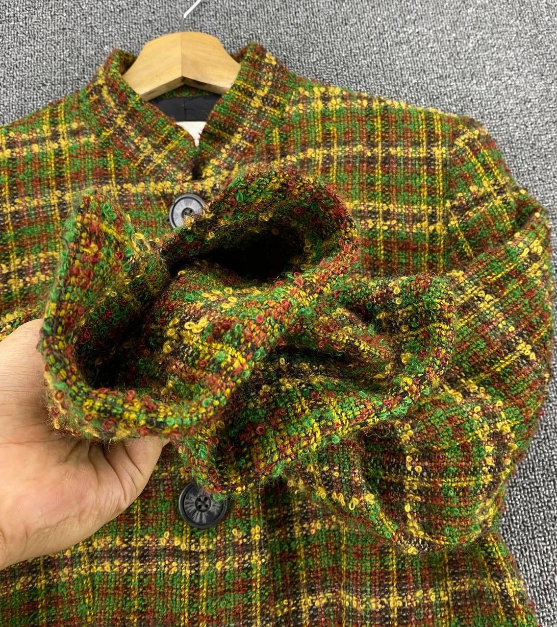 Christian Dior Monsieur Vintage Christian Dior Knitted Tweed Jacket Size L / US 10 / IT 46 - 12 Thumbnail