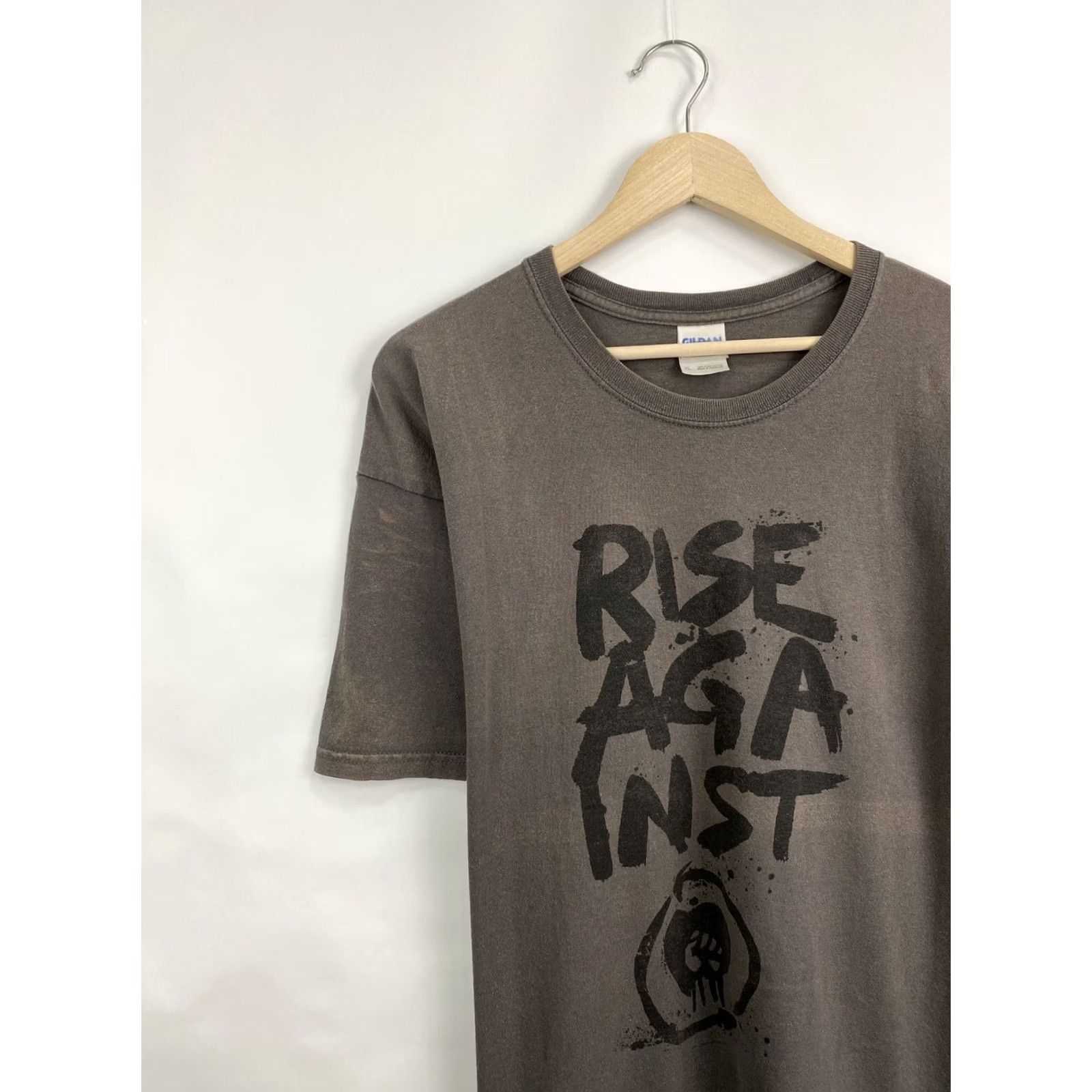 Gildan VINTAGE 90s Rise Against Band T-shirt XL gray Men Size US XL / EU 56 / 4 - 2 Thumbnail