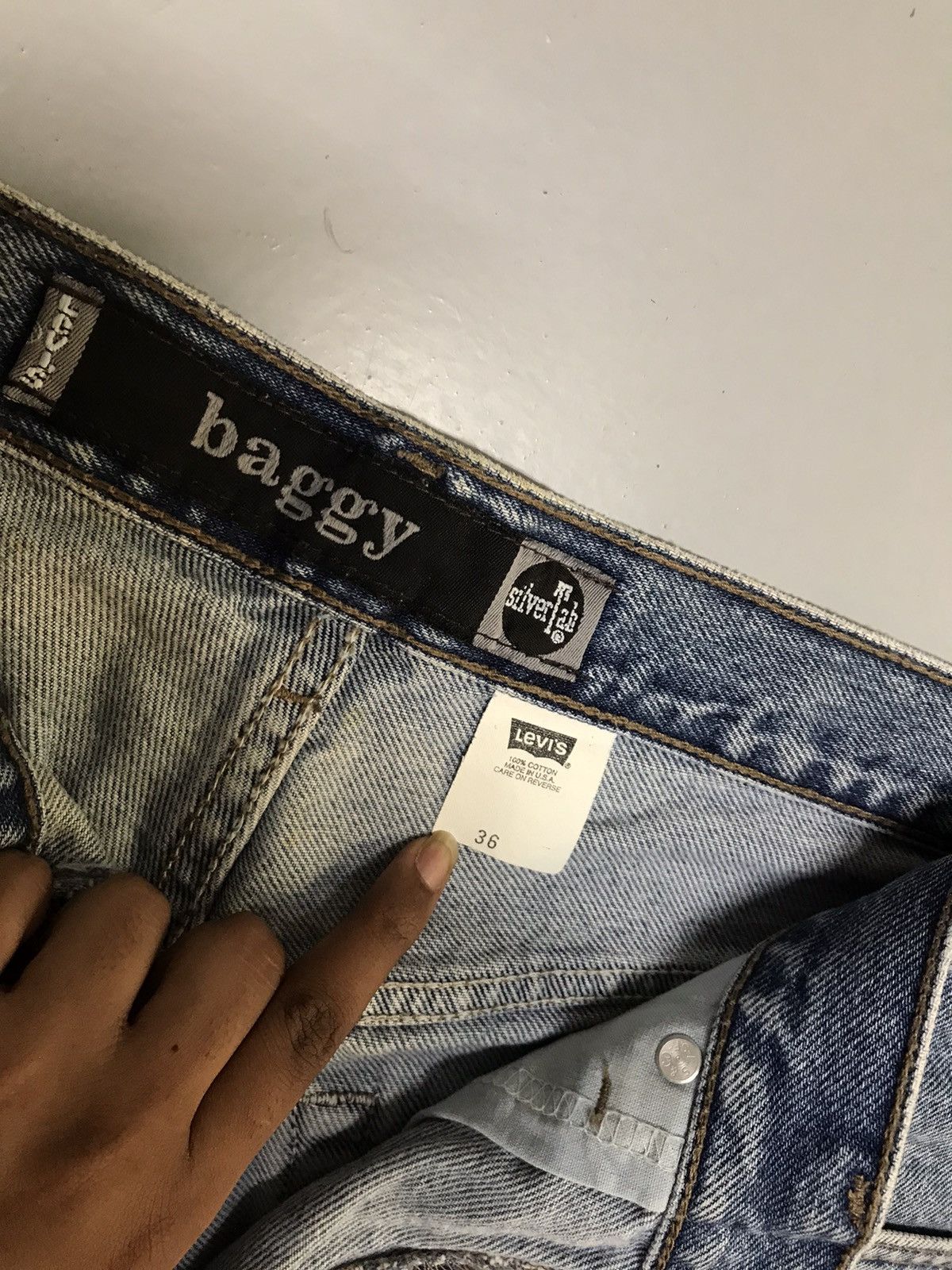 Levi's Vintage Levi’s silver tab dusty jort Size US 36 / EU 52 - 6 Thumbnail